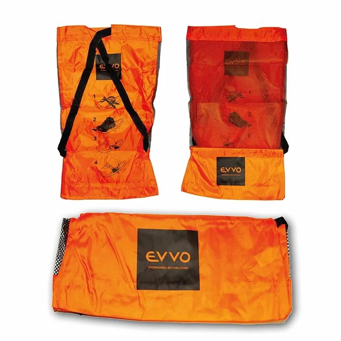Sac à Dos Bretelles Large EVVO 60x35 cm Sac de Transport pour Raquettes à Neige