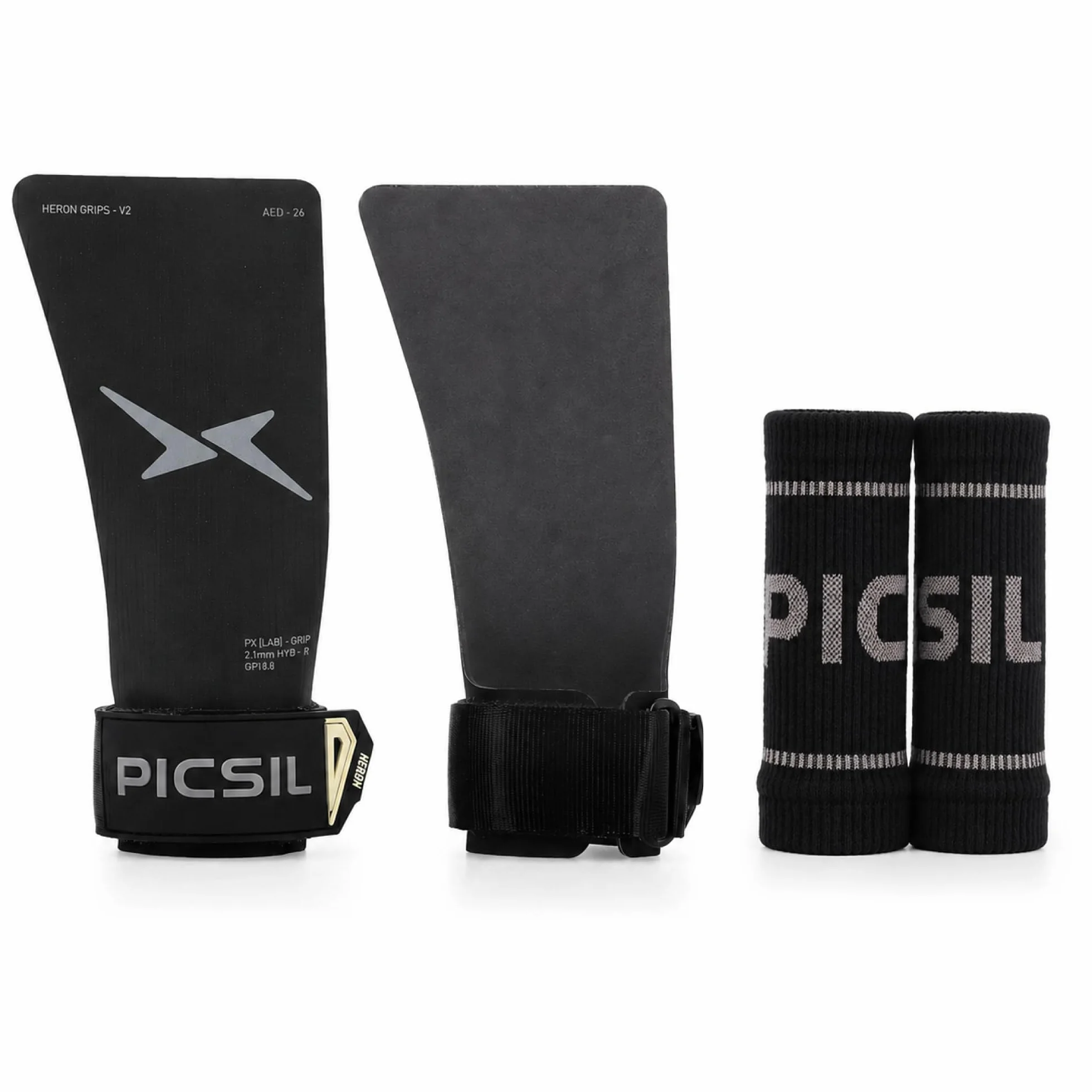 Maniques Heron PICSIL pour WOD Cross Training Calisthenics Fitness avec Étui Protège-Poignets