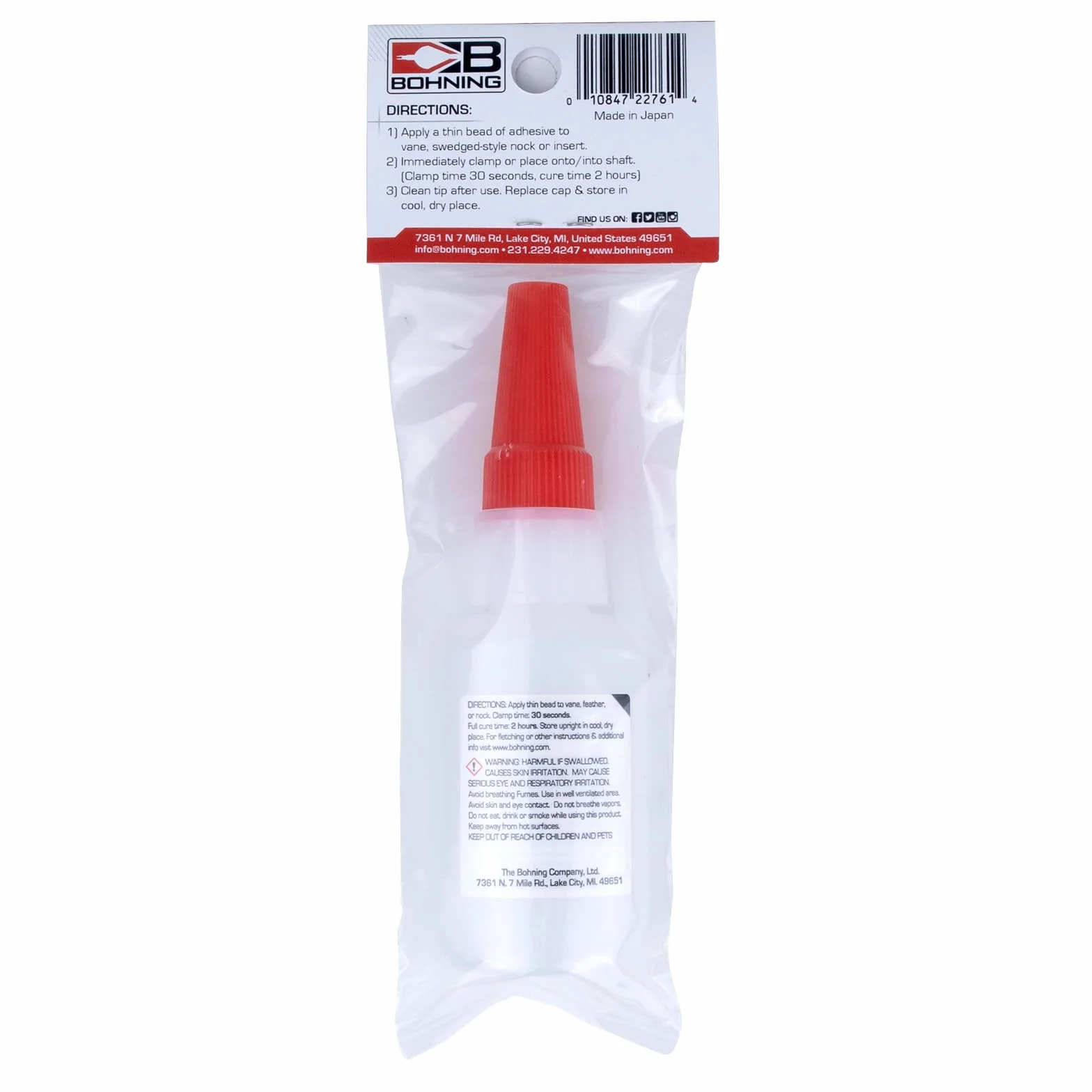Bohning Fletch Fuse Colle instantanée 1,2 g