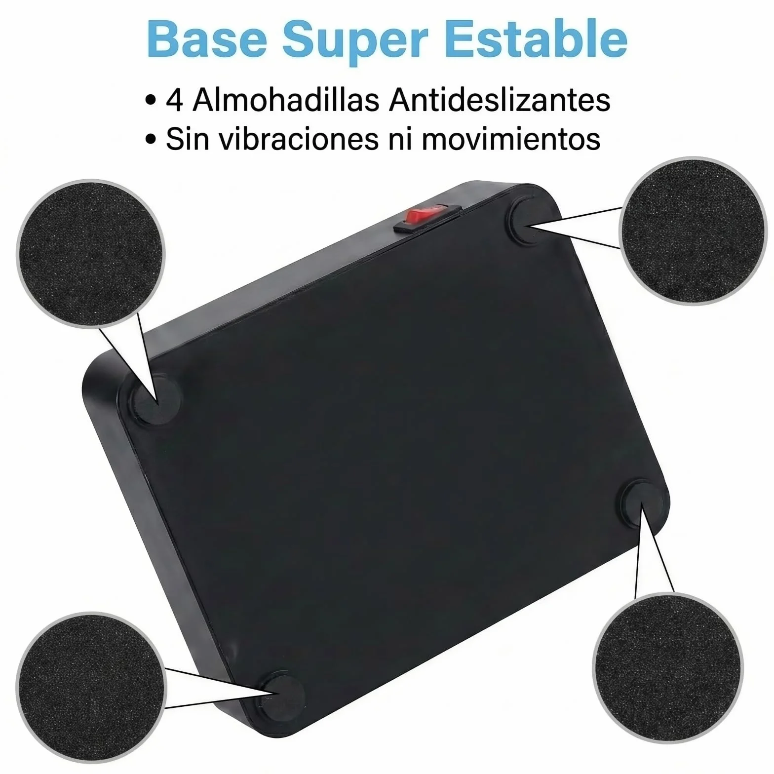 Agitateur automatique de téléphone portable podomètre bras oscillant gauche droit USB bleu ciel
