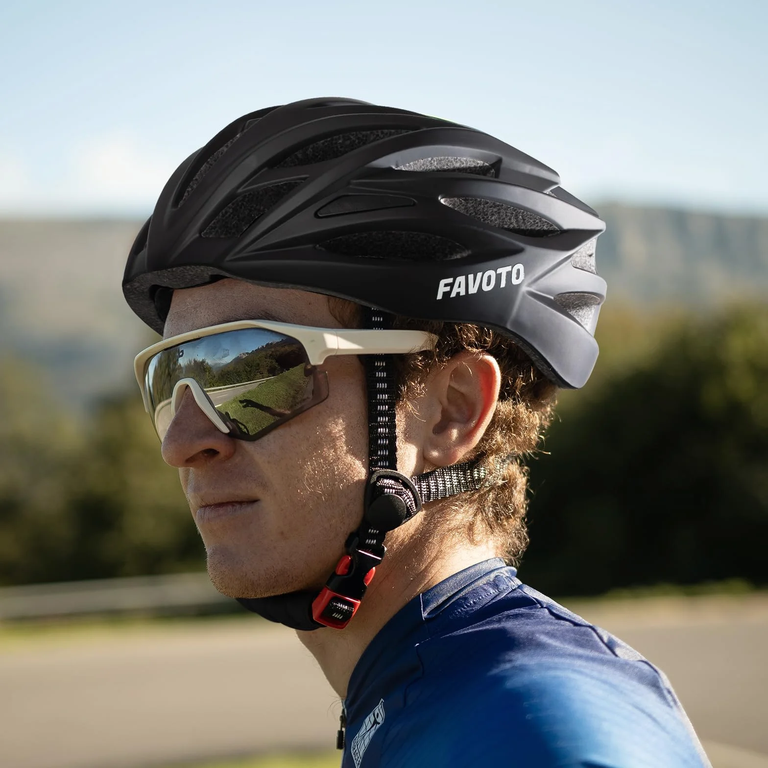 Favoto Casque de Vélo Réglable Léger Certifié CE TUV Casques de Cyclisme VTT Route Montagne