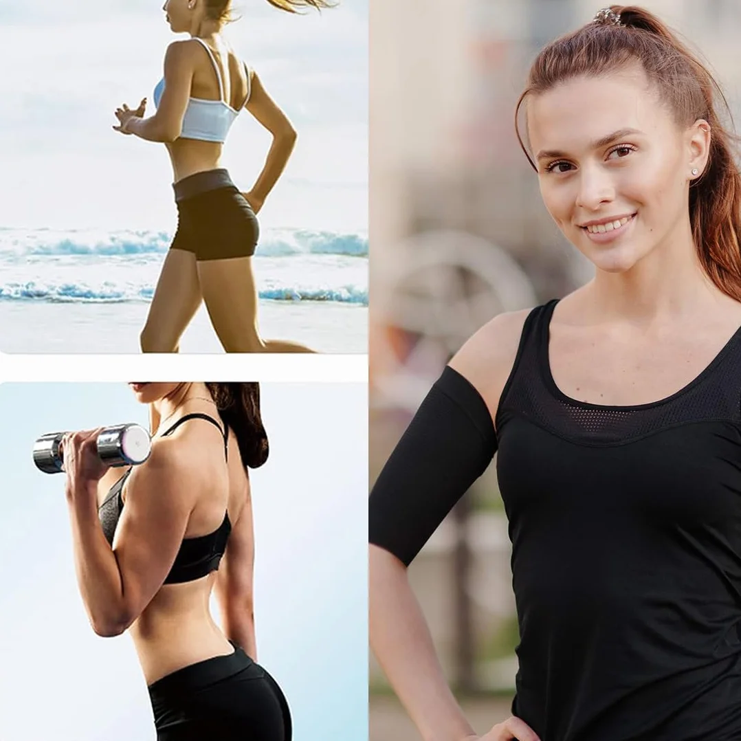 Manchon de Compression pour Bras Supérieur, Attelle Réglable pour Tendinite du Biceps et Coude
