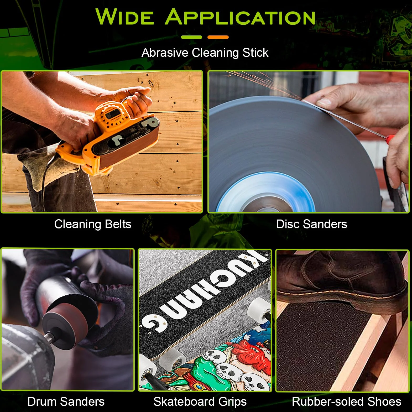 Skateboard Grip Tape Cleaner Rubber Abrasive Cleaning Stick Accessoires de Planche à Roulettes