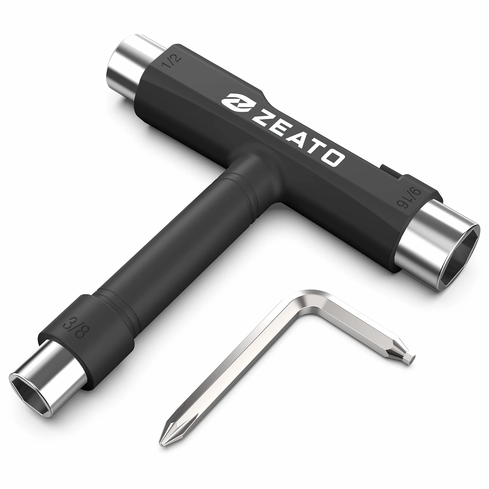 Skateboard Outils Multi-Fonctions Portatifs avec Clé Allen Type T et Tournevis Phillips Type L