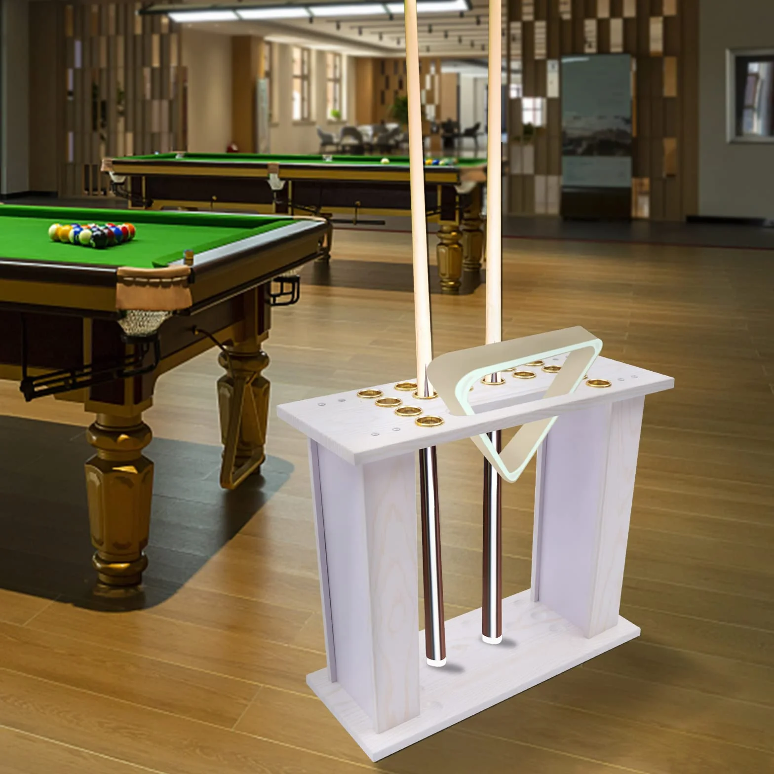 Support de queue de billard pour 16 queues et accessoires maison club
