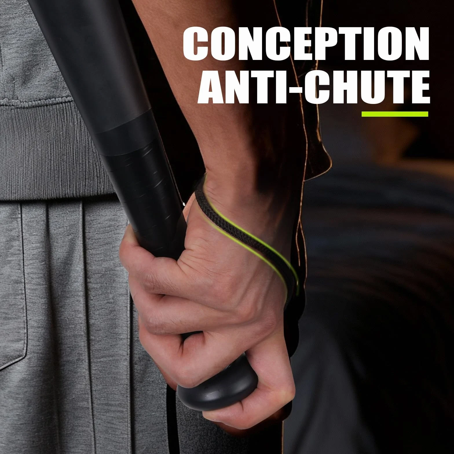 BOOSTEADY Batte de Baseball en Acier 43 cm avec Poignée Antidérapante