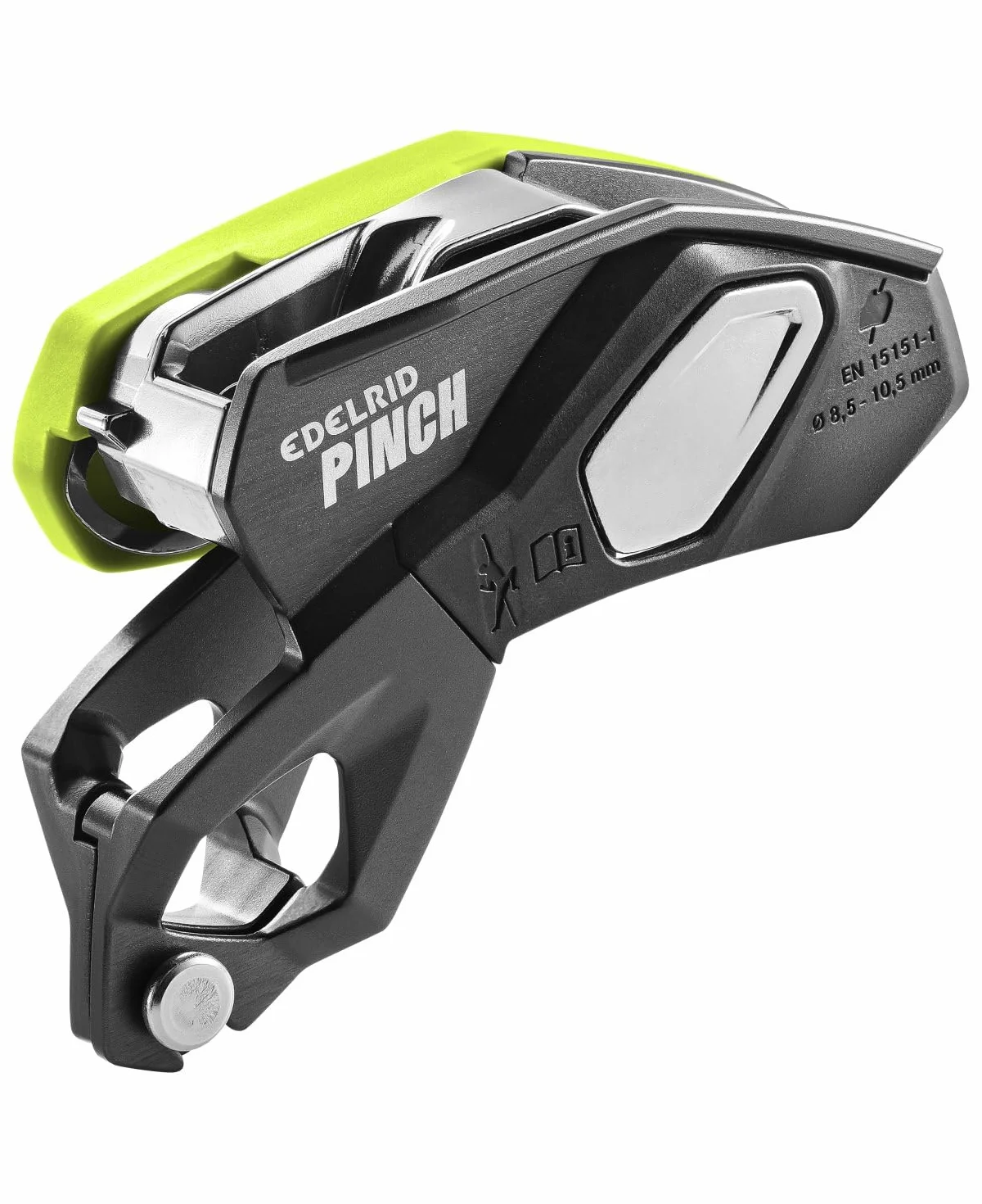 EDELRID Dispositif de sécurité Pinch avec freinage anti-panique et fixation directe