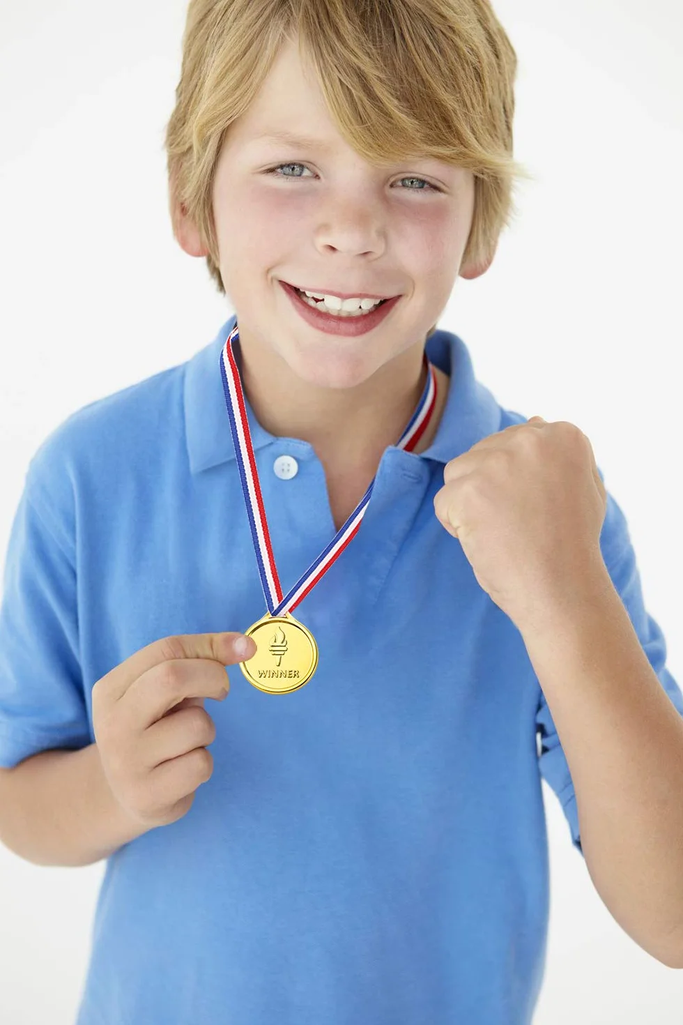 Médailles Enfants Or en Plastique 100 Pièces pour Compétition Sport Day