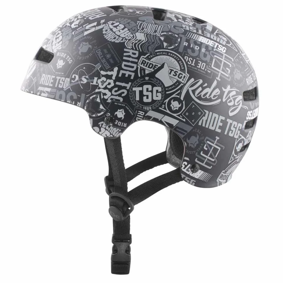TSG Evolution Casque Bowl Adulte Stickerbomb