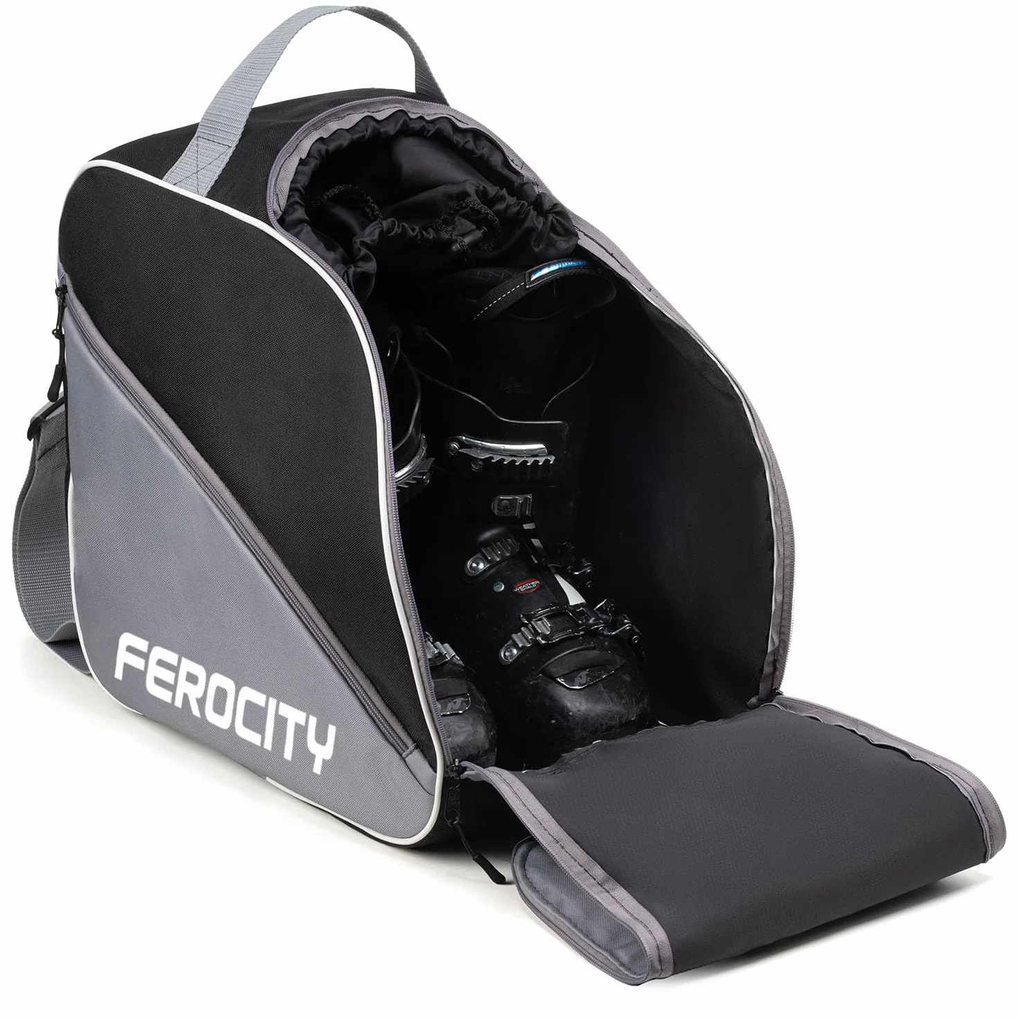 Ferocity 053 Ensemble sac de ski et sac à chaussures avec poche latérale