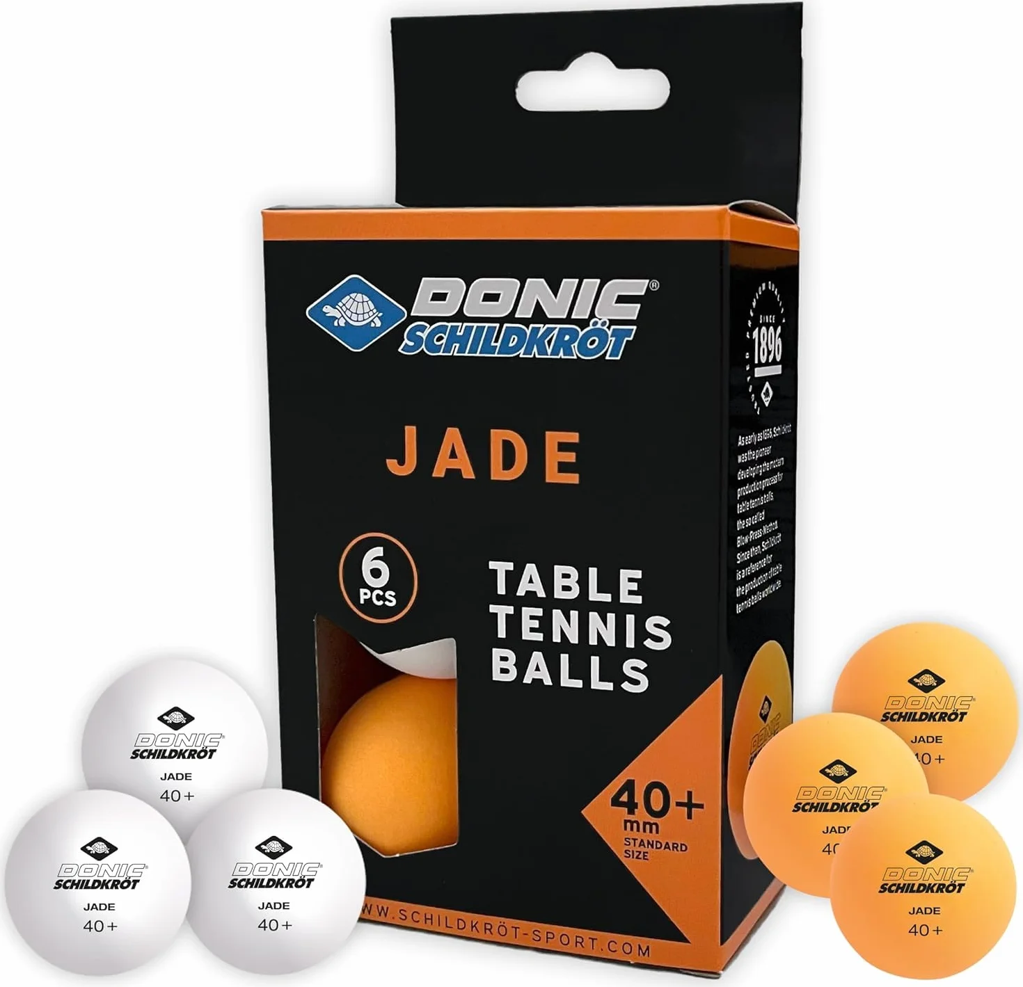 Donic-Schildkröt Balles de Tennis de Table Jade