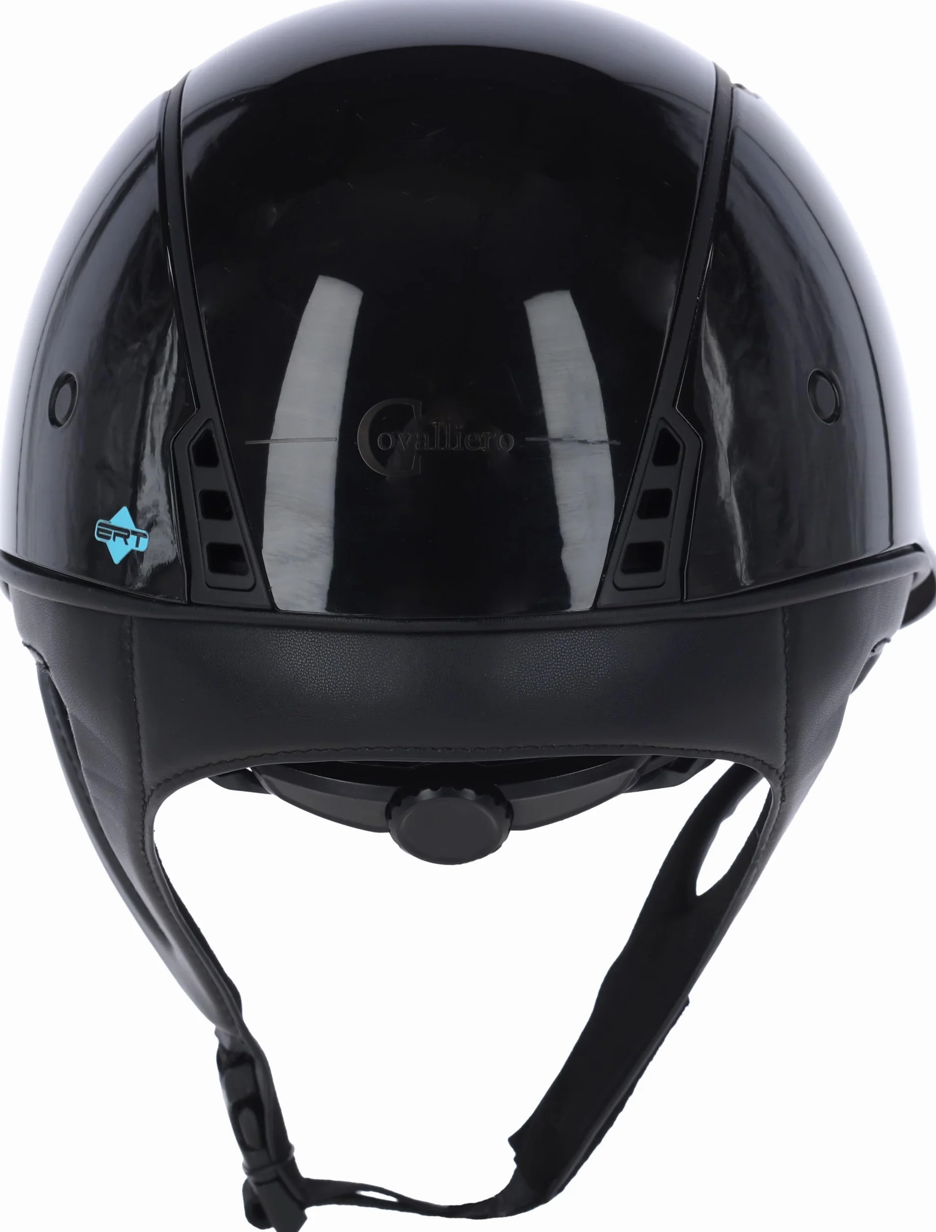 Covalliero Casque d'équitation Eclipse Polo brillant noir laqué 56-58 cm ERT