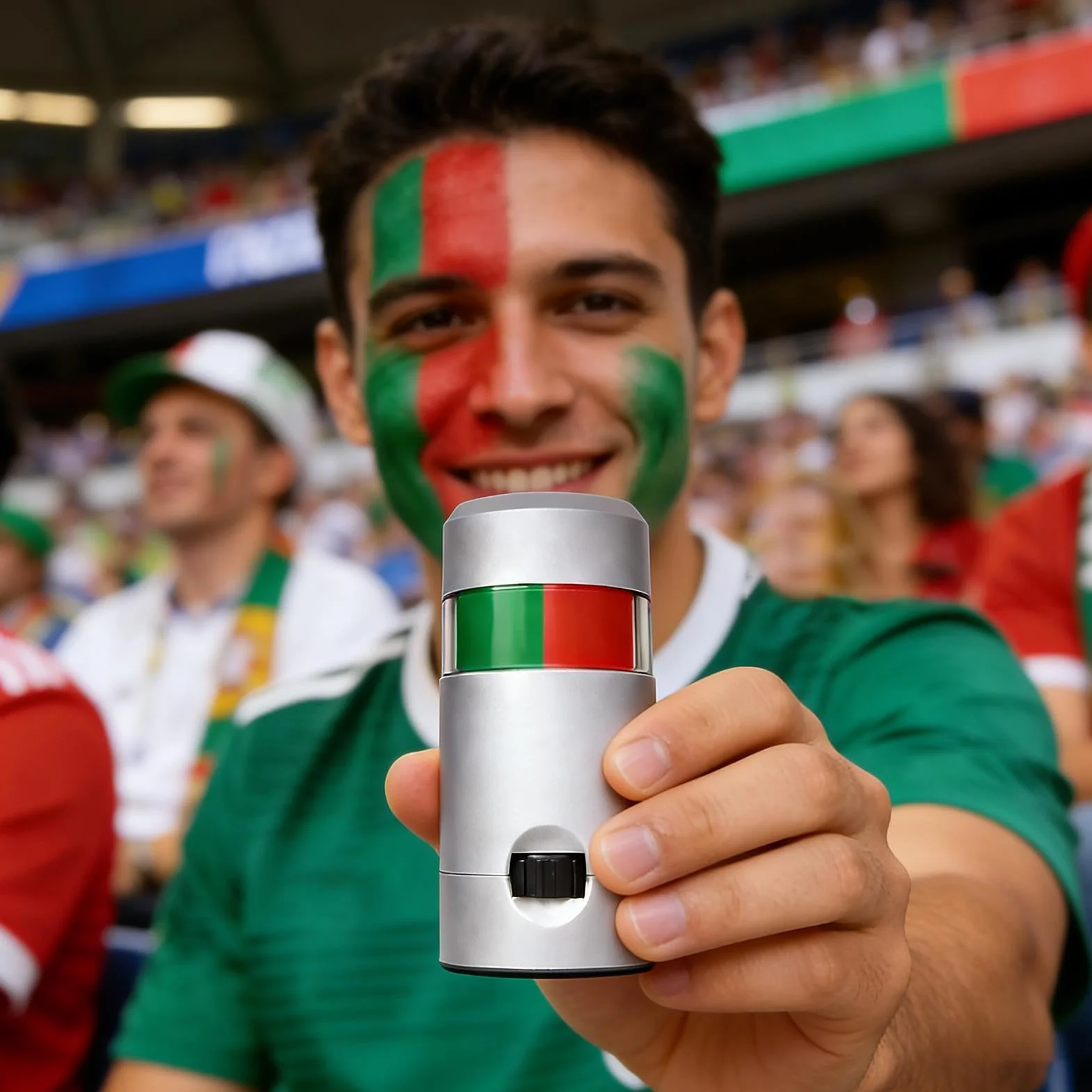 Peinture Faciale Coupe du Monde 2026, Maquillage Drapeau Pays Résistant À La Transpiration, Bâton Visage Patriotique