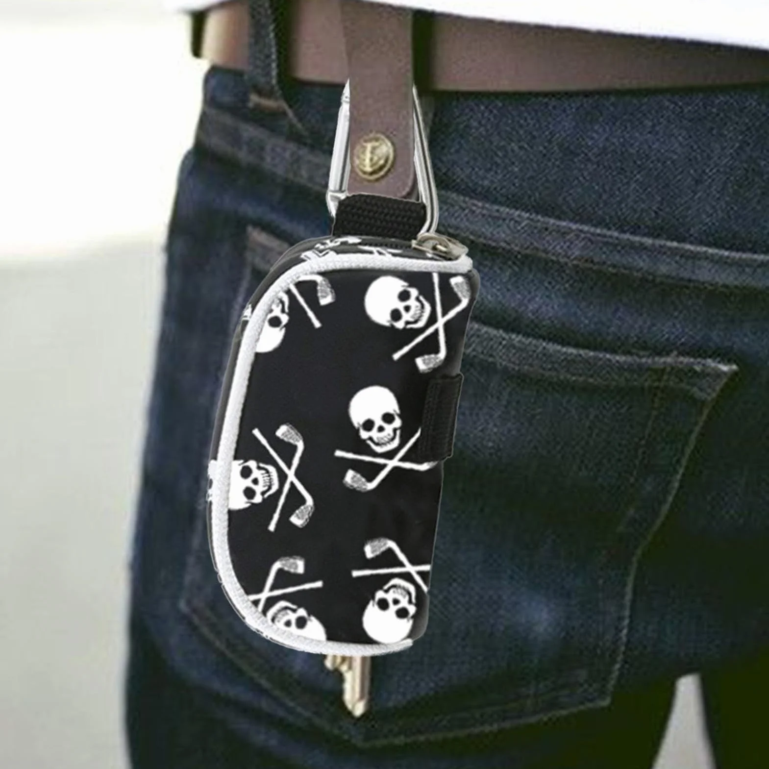 Housse de Golf pour T-shirt Sac de Transport avec Motif Crâne pour Homme