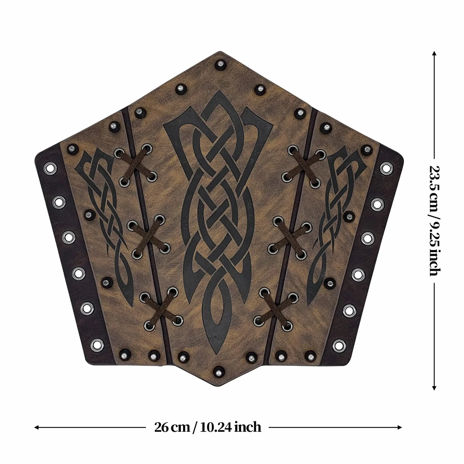 Brassard en cuir rétro médiéval pour tir à l'arc, bracelet Viking LARP Cosplay Renaissance