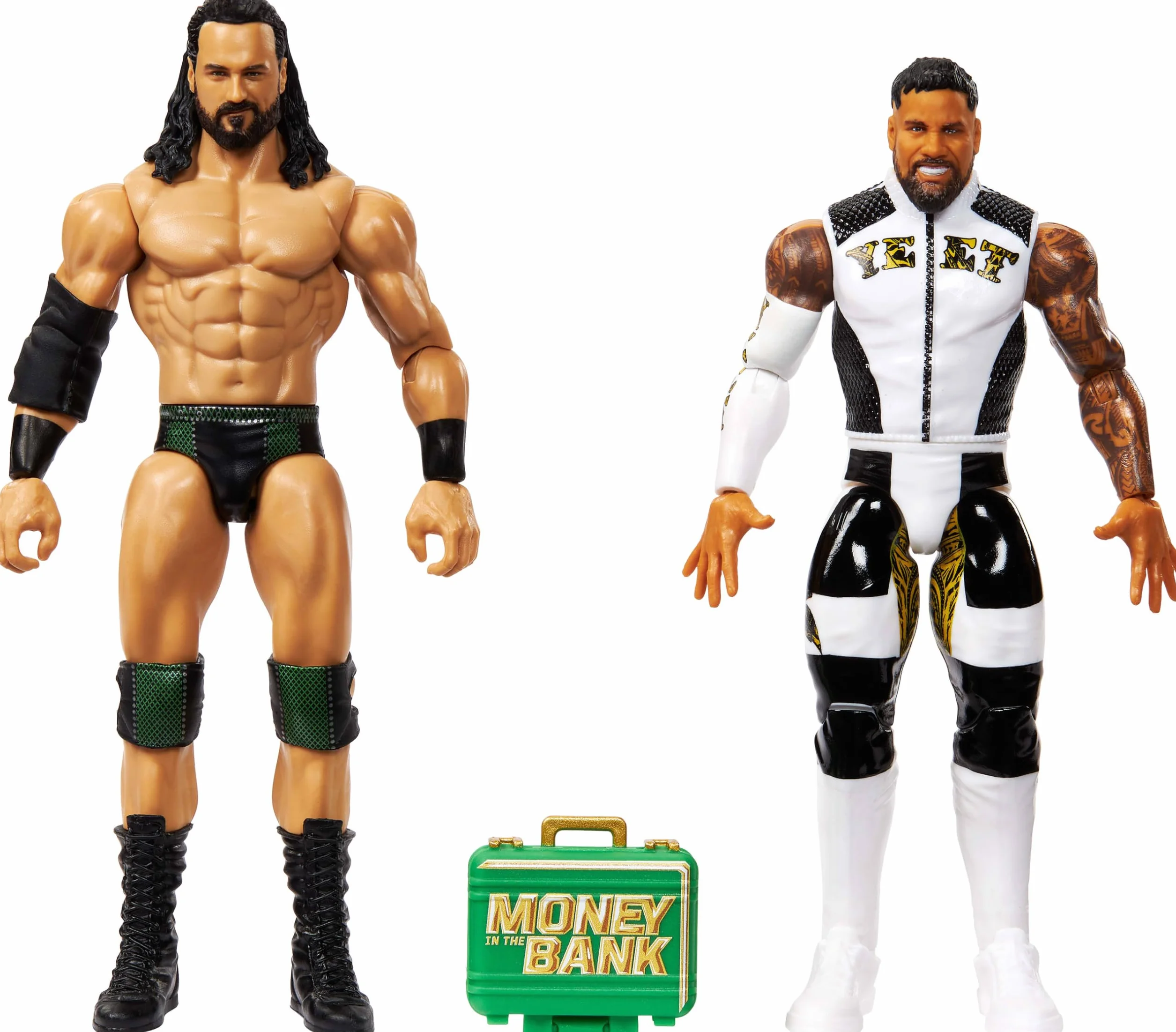 Mattel WWE Main Event Showdown 2 figurines Jey USO vs Drew McIntyre 15,2 cm série #23