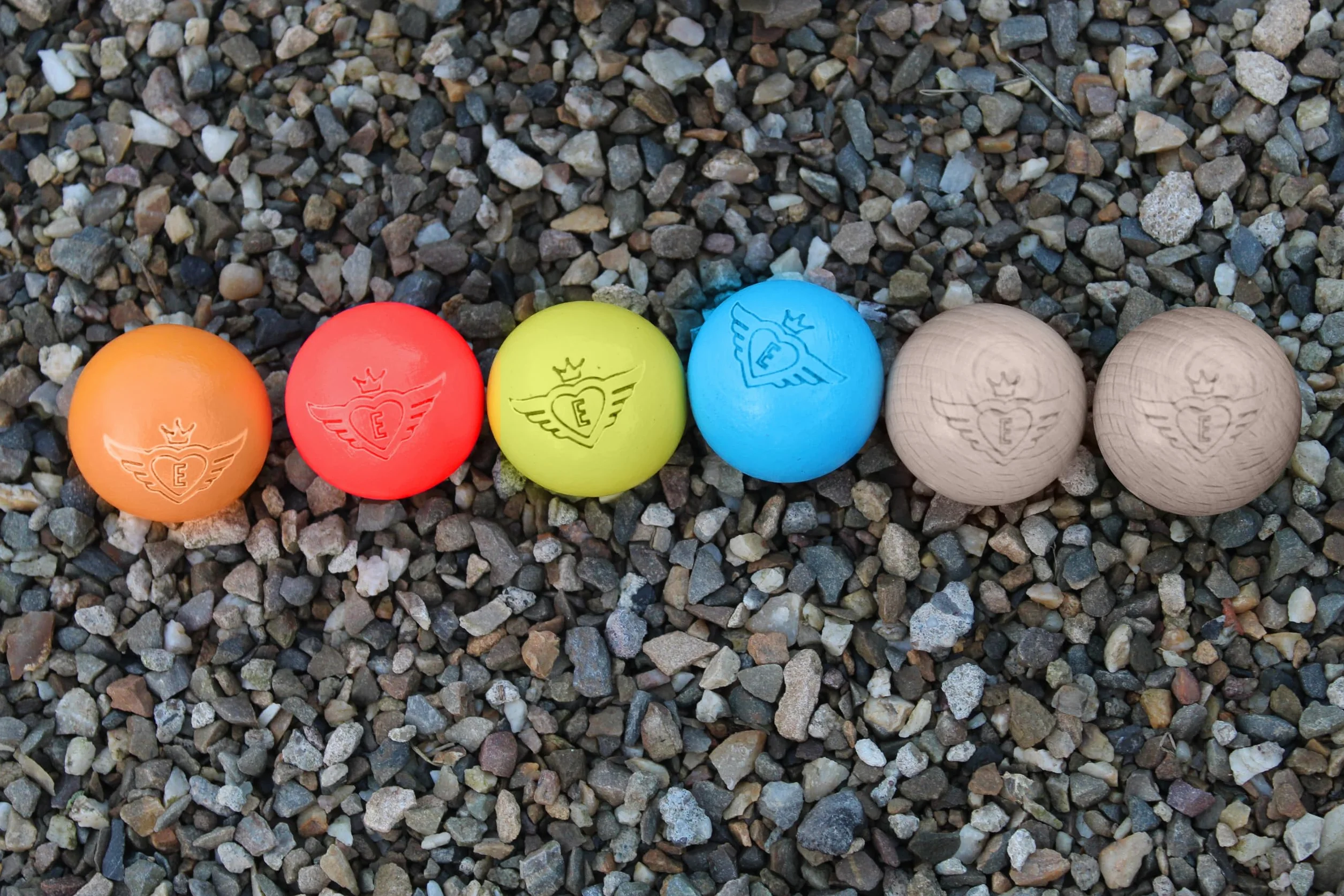 Engelhart Cochonnet Pétanque Bois Ø 30 mm But Officiel Jeu de Boules Lot 6/12/24 Buts Colorés Naturels