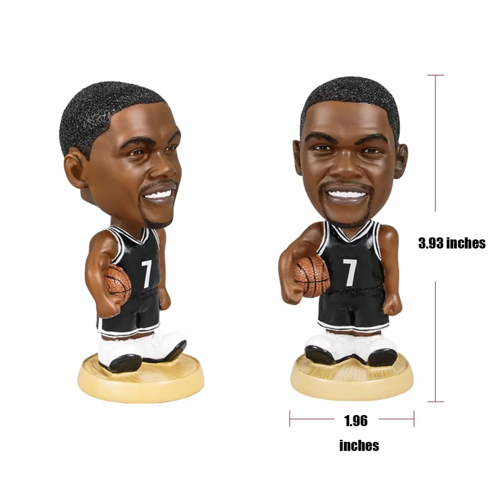 Figurine Joueur de Basket Star secouant la tête décoration de Voiture Ornements Bureau Cadeau (Irving)
