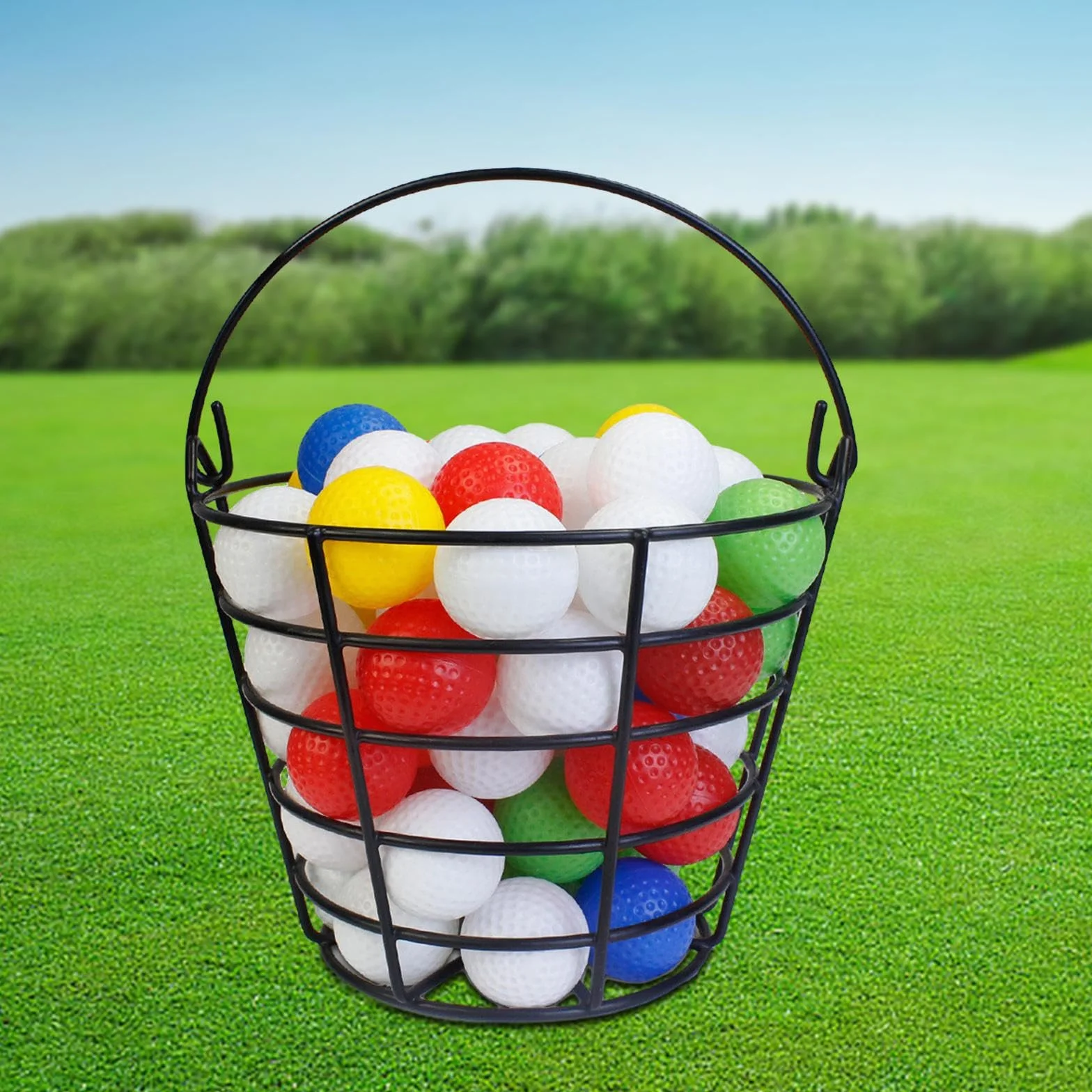 Porte-Panier de Balle de Golf, Seau de Balles de Golf pour Sports de Plein Air