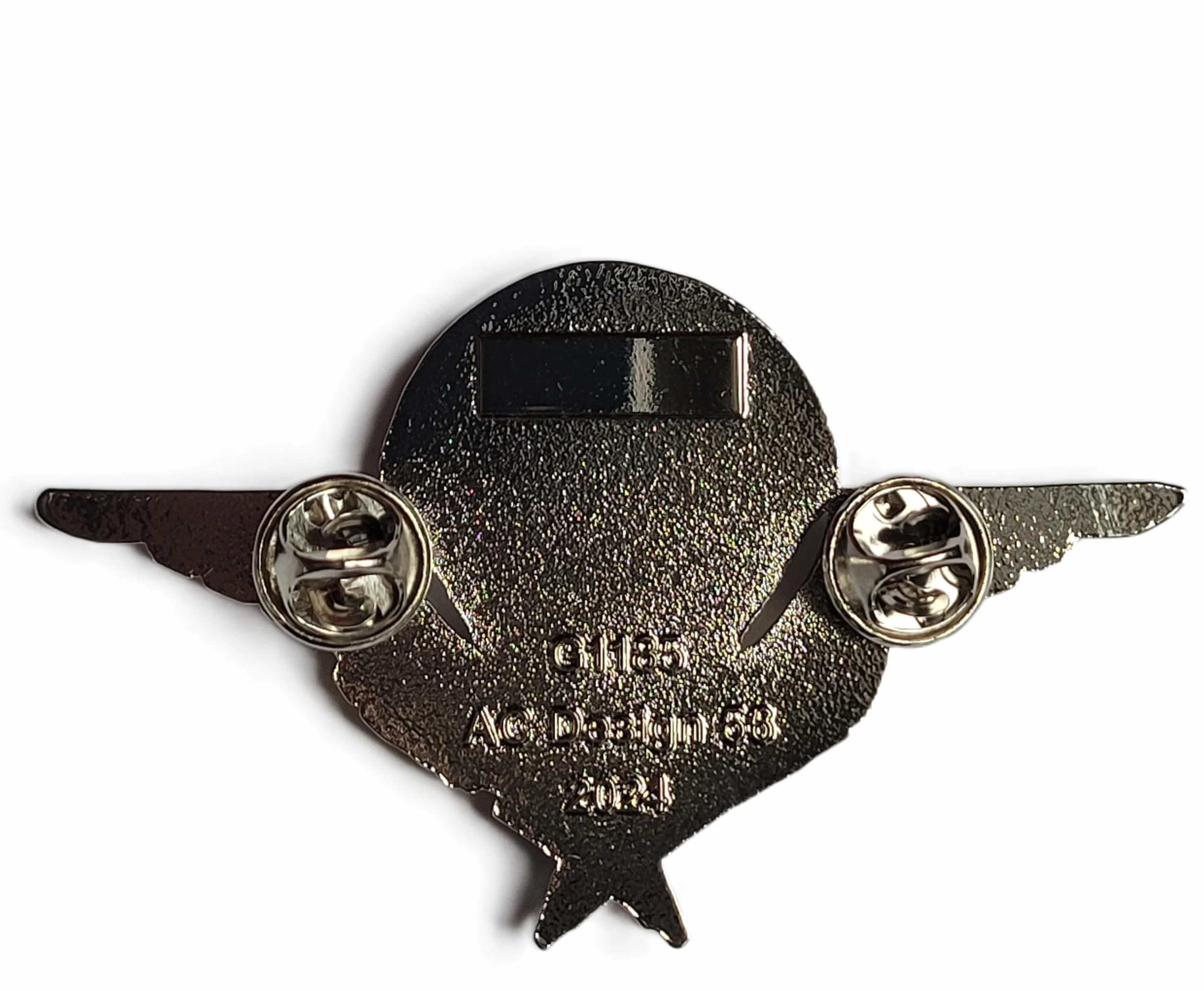 Insigne Brevet Parachutiste avec Attaches 2 Pin's Emplacement numéro Para Tap