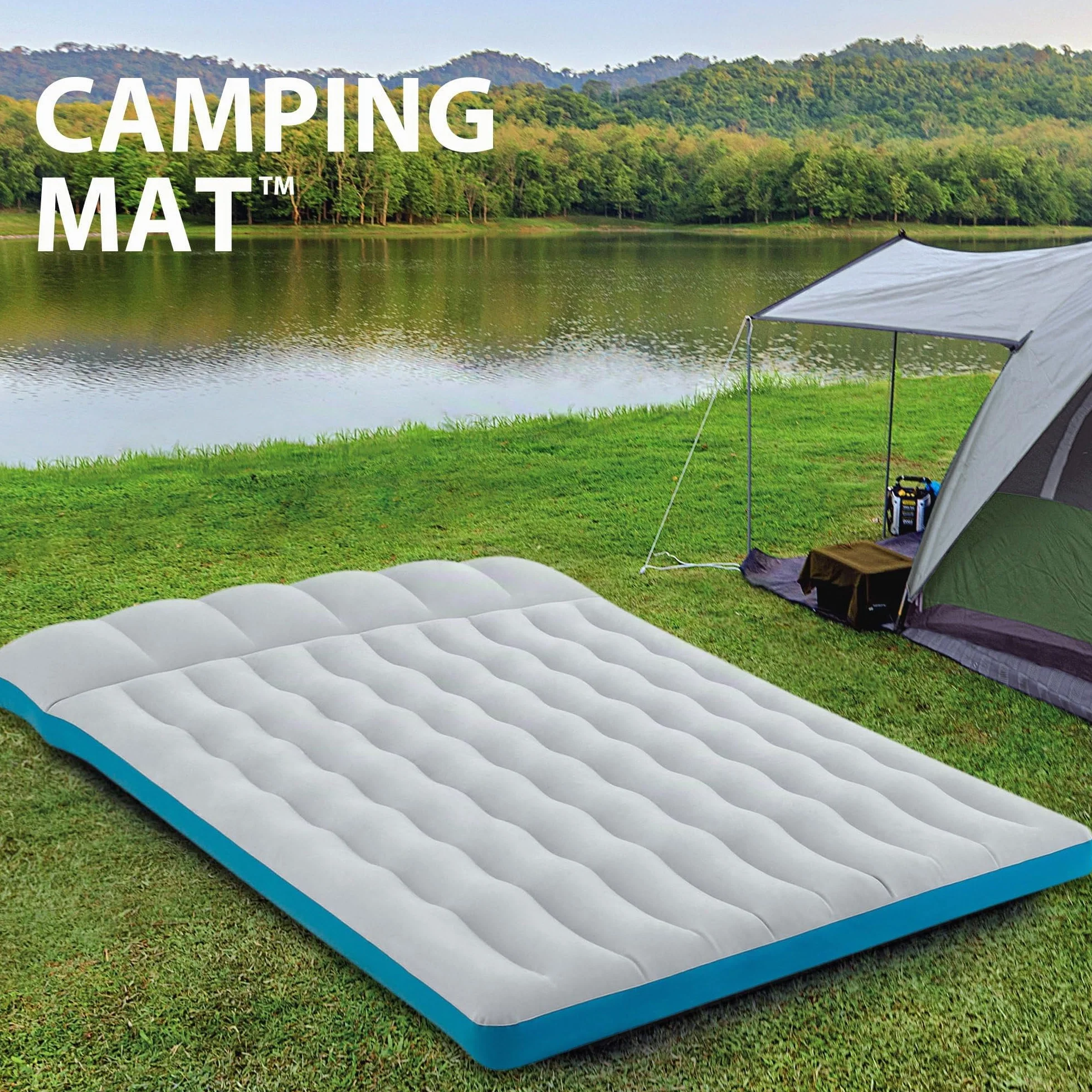 INTEX Matelas gonflable camping 2-pers. 193x127x24cm