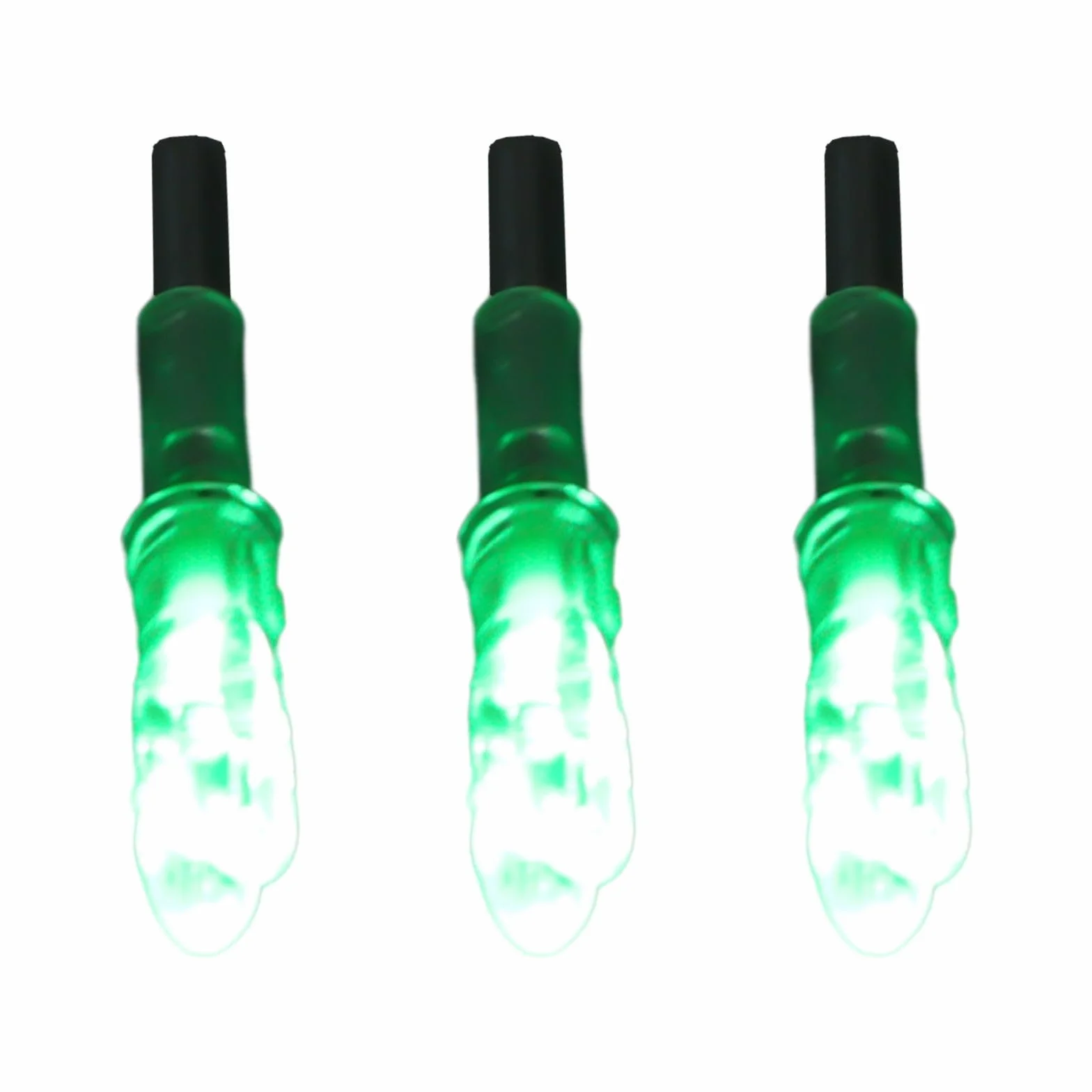 Encoches de flèche lumineuses à LED 4,2 mm, lot de 3, rouge/bleu/vert, allumage automatique, batterie longue durée, PE