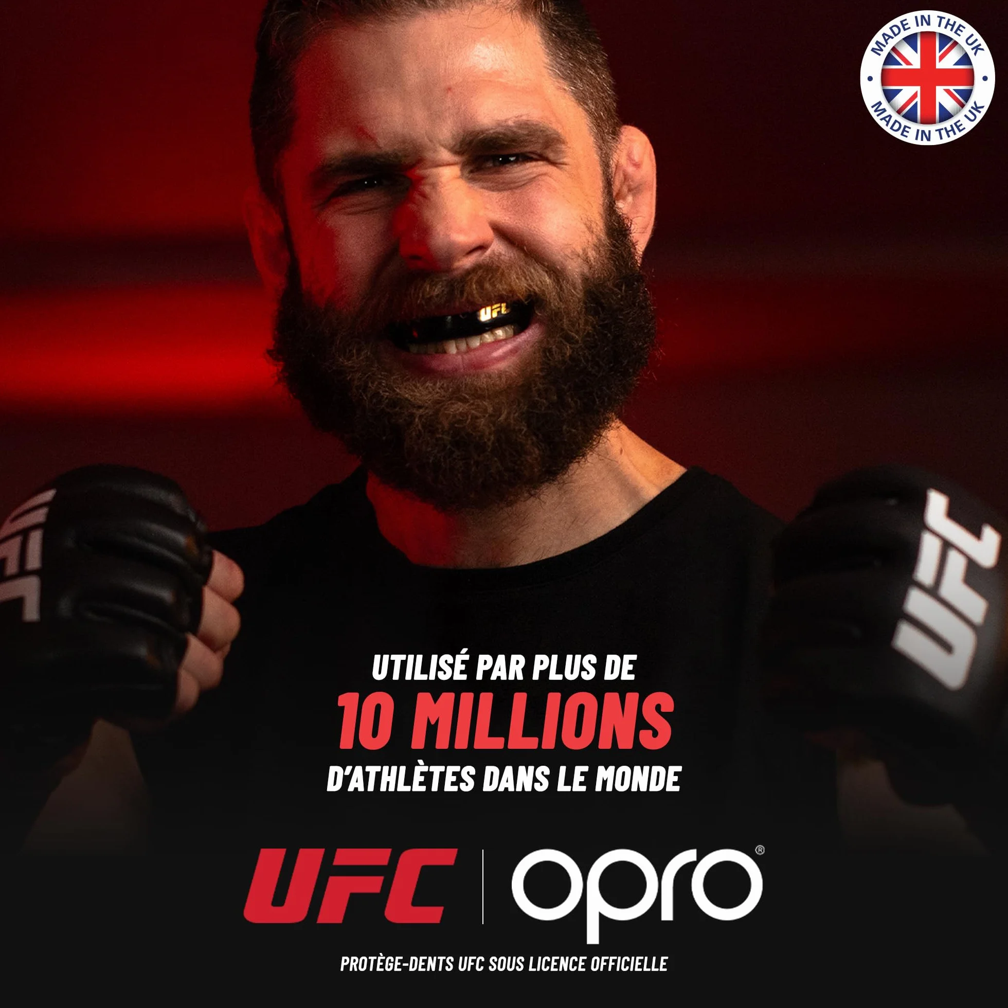 OPRO Protège-dents Niveau Or – Boxe, MMA, Rugby, Hockey – Adultes et Enfants – Facile à Mouler
