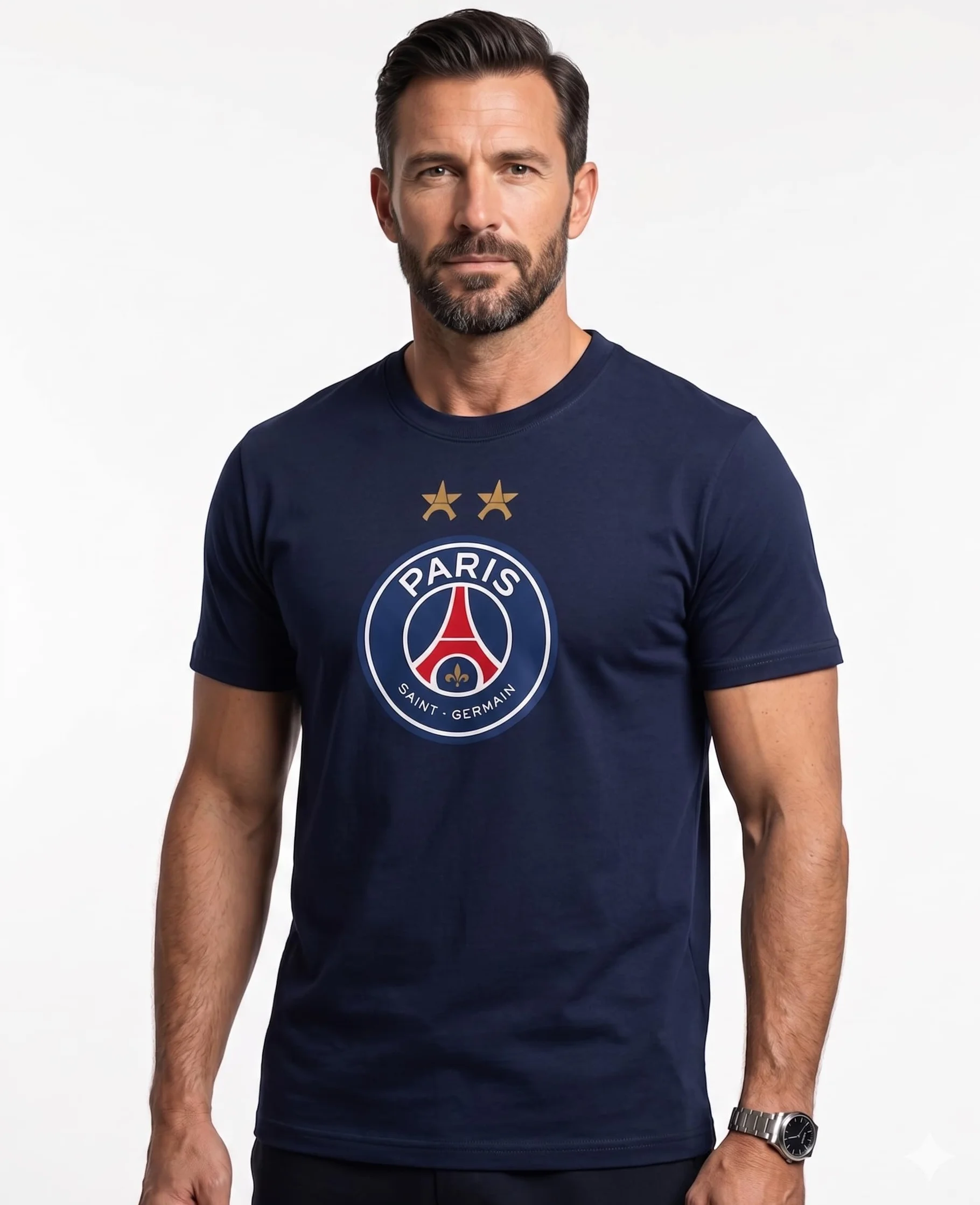 Paris Saint Germain PSG T-Shirt 2 étoiles Collection Officielle