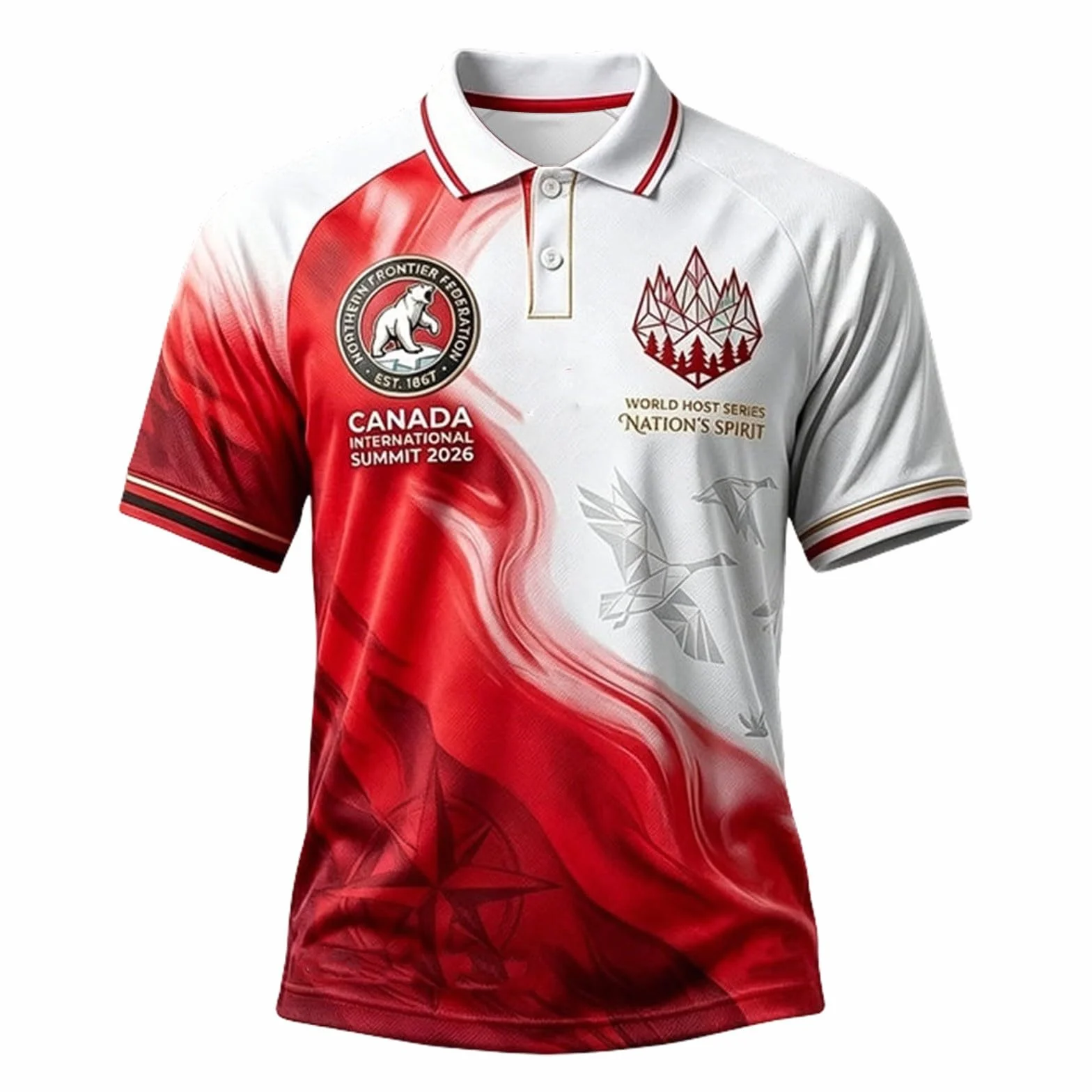 Maillot Canada Apparel pour Équipe de Supporters Respirant