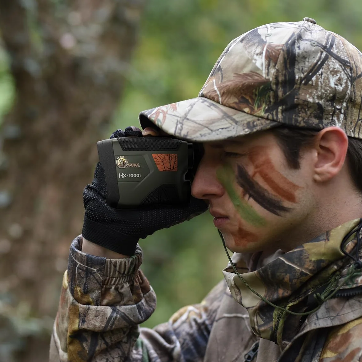 Télémètre de Chasse AOFAR HX-1000I 1000 Yards avec Angle et Distance Horizontale, Mode Portée Balayage Vitesse Étanche
