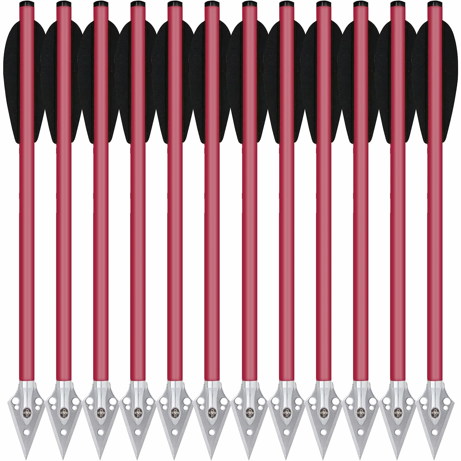 Arbalète Pistolet Aluminium 6.3" Flèches de Chasse avec Pointes