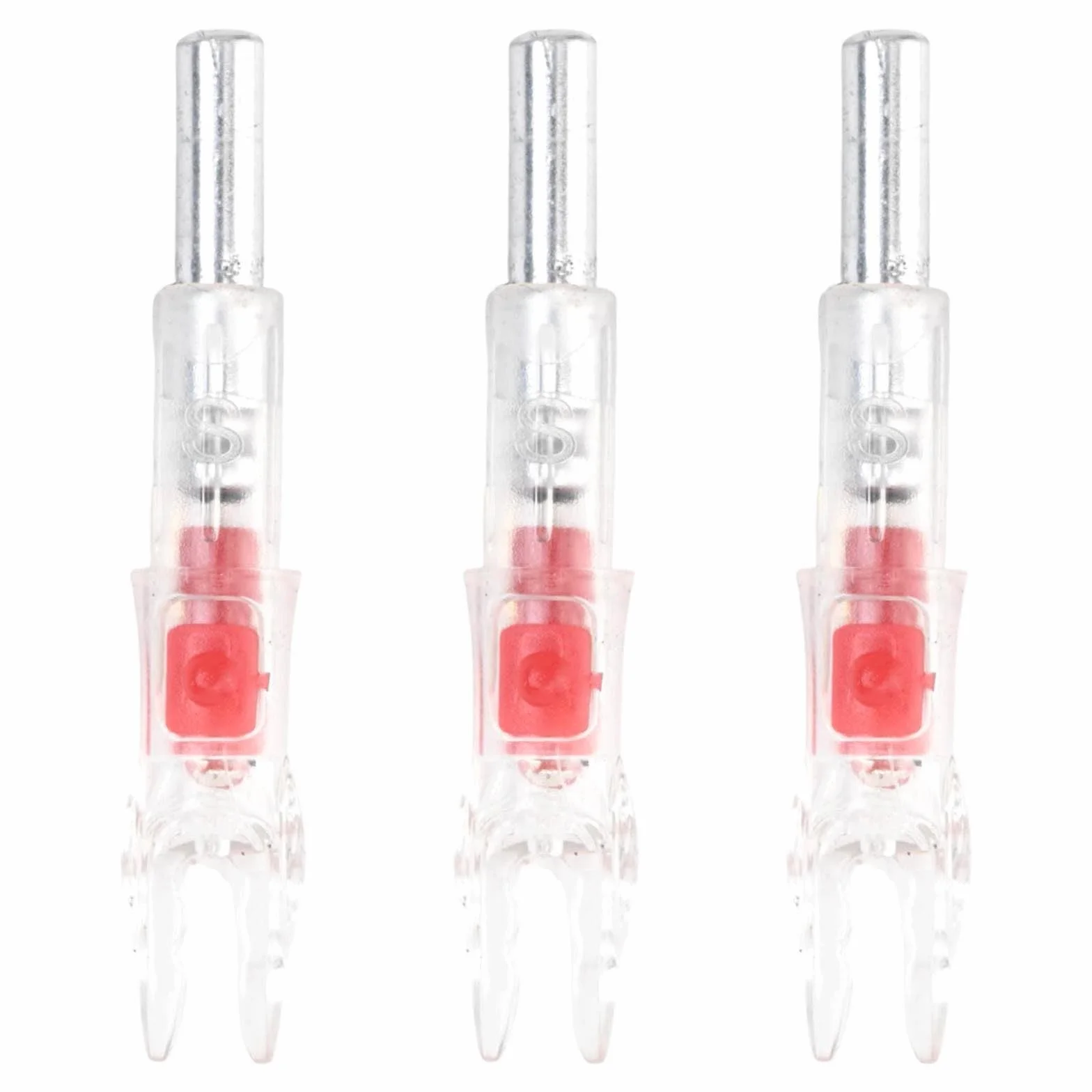 Encoches de flèche lumineuses LED lot de 3 pour tiges 6,2 mm rouge/vert/bleu/multicolore