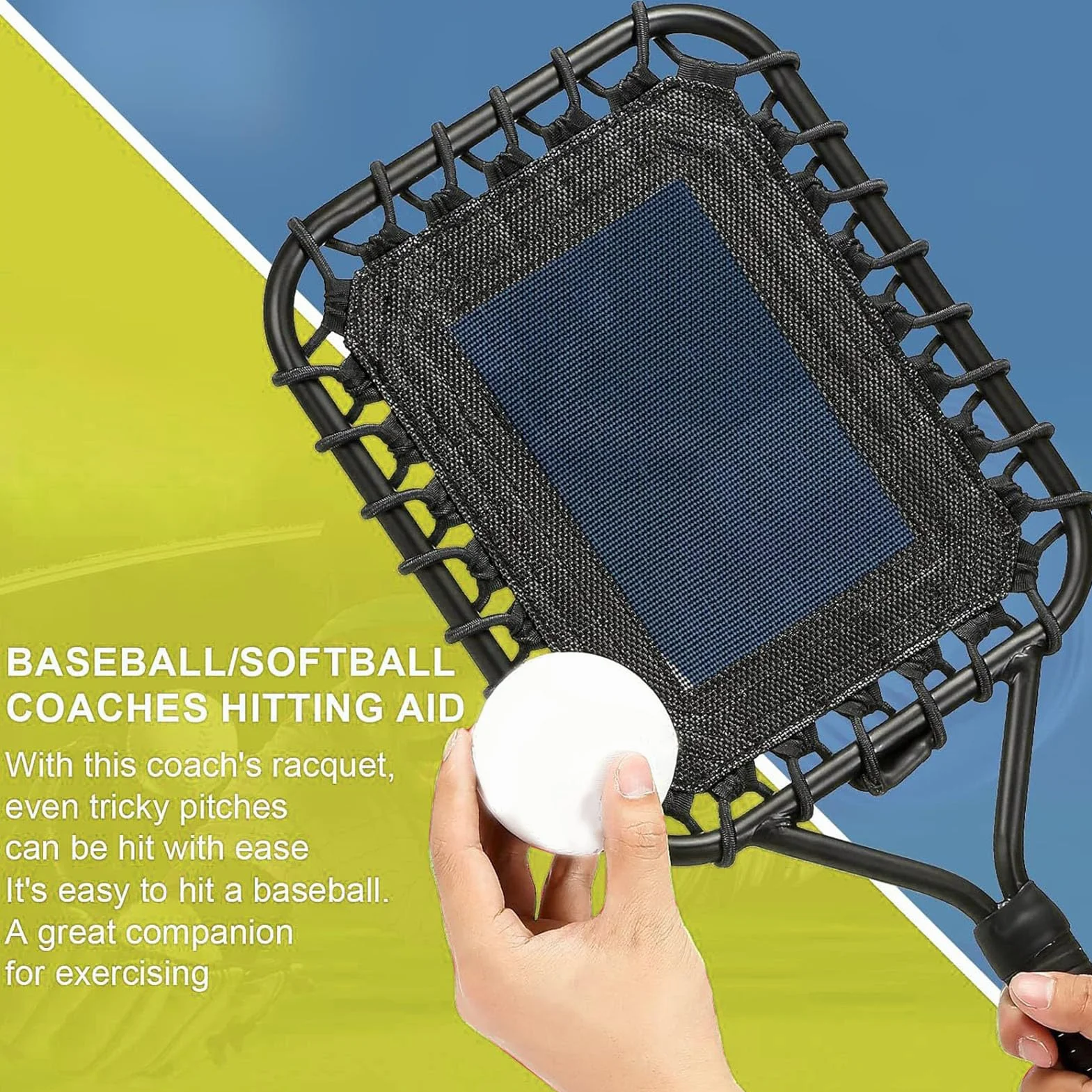 Batte de Baseball Fungo pour L'entraînement au Flyball, Raquette Légère et Antidérapante