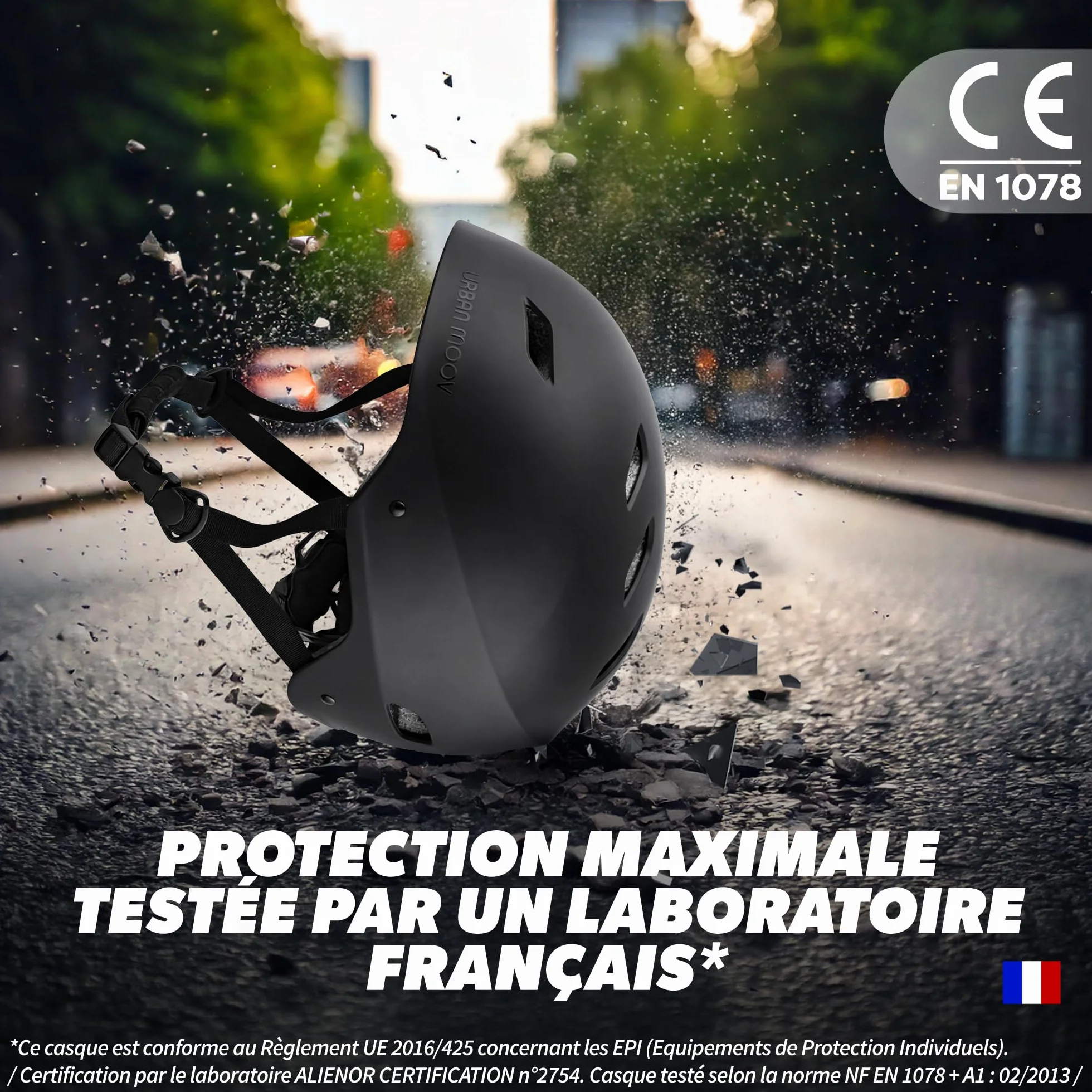 T'nB Veasy Casque de Protection Vélo et Trottinette Électrique Ajustable avec Aérations