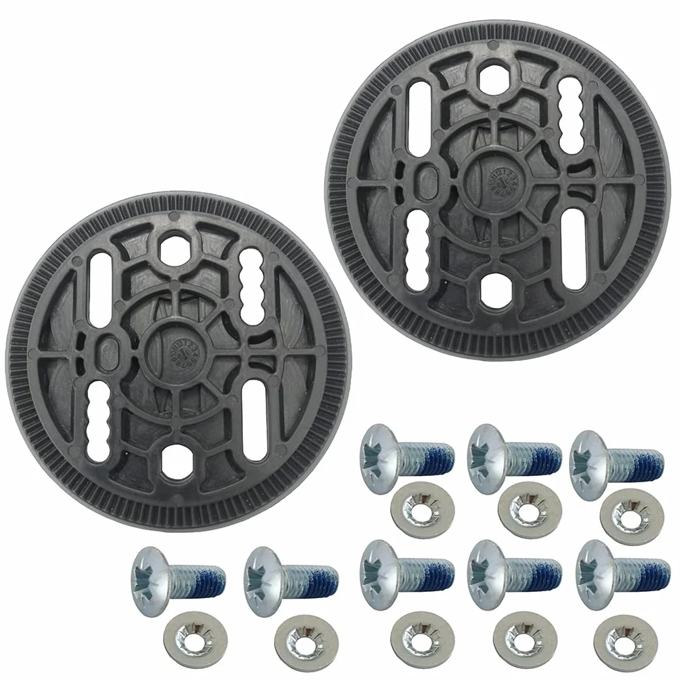 Technine UP100 Jeu de Disques de Fixation de Snowboard Noir (Paire)