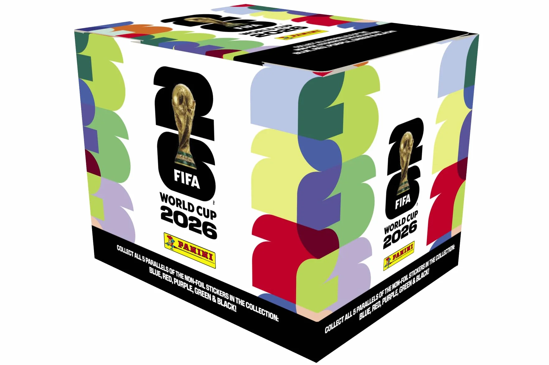 FIFA 2026 Coupe du Monde Autocollants Boîte de Collection 50 Paquets Orange Exclusif Amazon Officiel