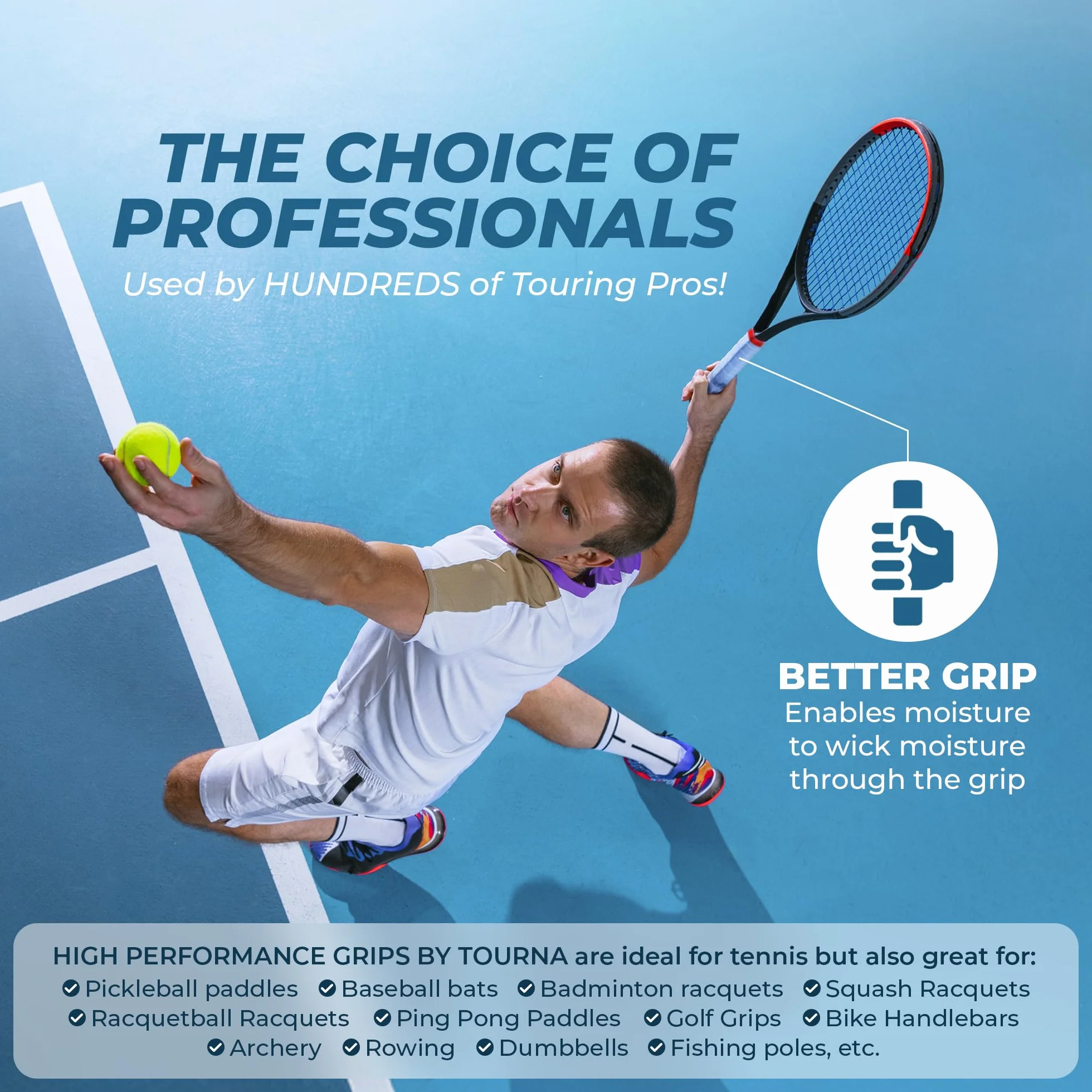 Tourna Grip Blister de Surgrips