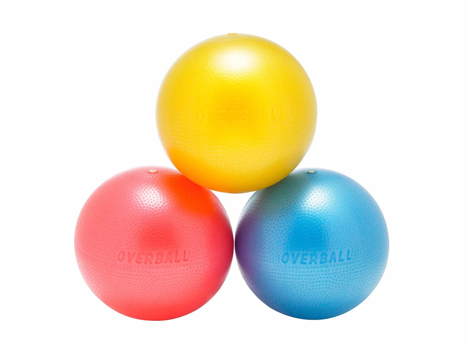 GYMNIC Over Ball Softgym Balle Gonflable 23 cm Rouge pour Enfants 3 Ans Motricité Coordination