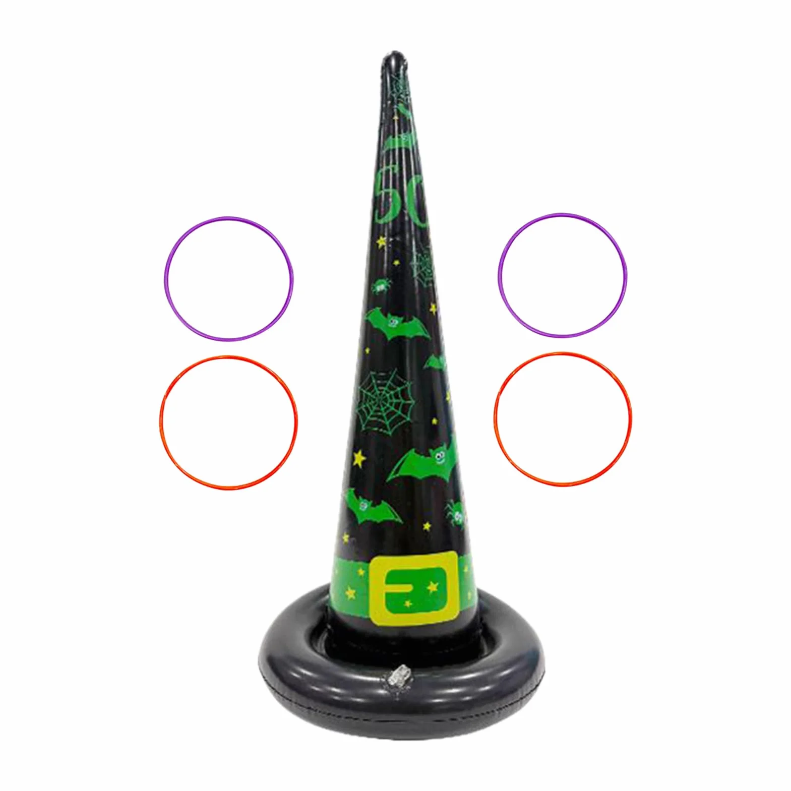 Jeu De Lancer D'Anneaux Halloween avec 4 Anneaux Jouets Amusants pour Adultes Fête