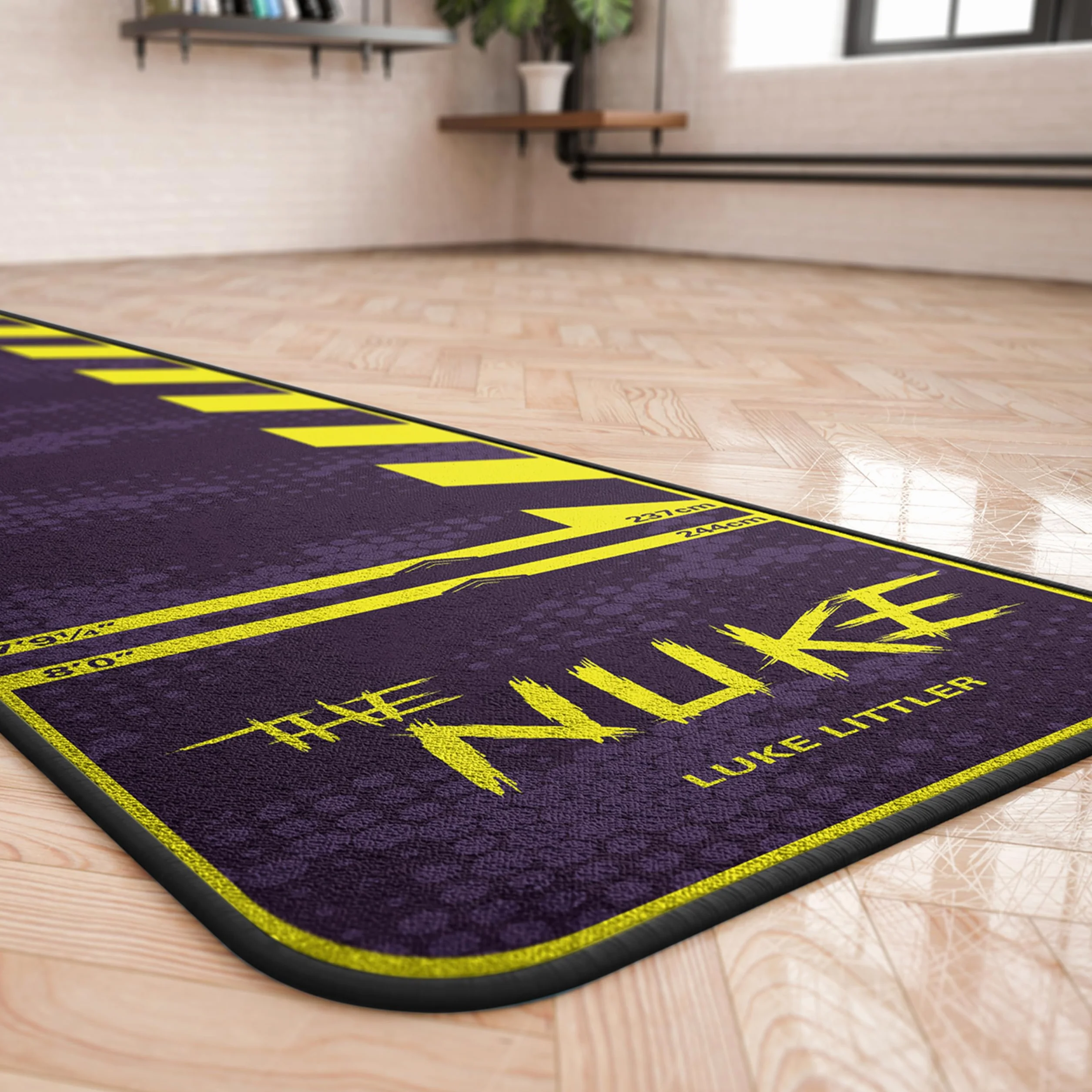 Target Darts Luke Littler The Nuke Tapis de fléchettes antidérapant avec Pointe Souple et Acier