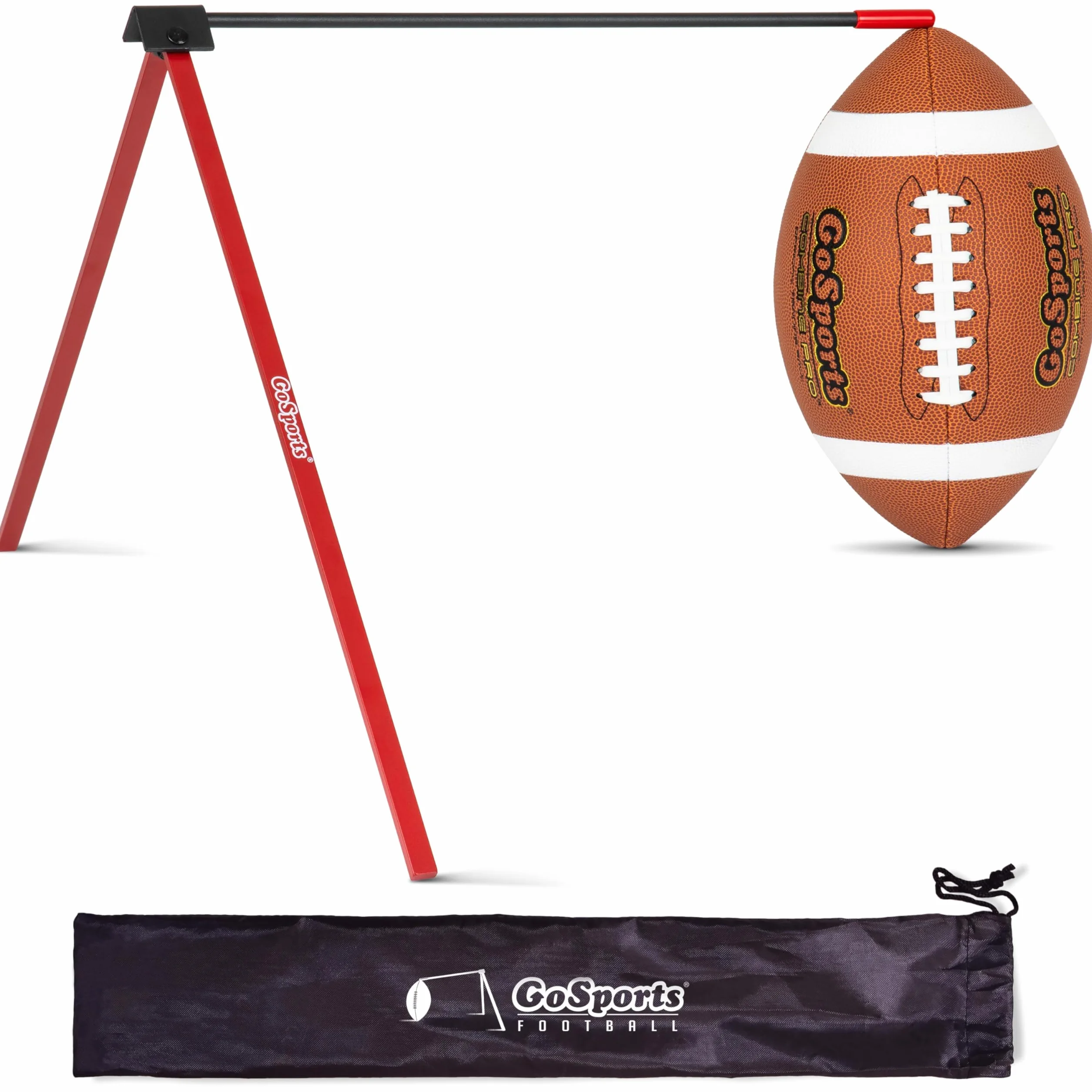 GoSports Support de Frappe en Métal pour But de Football - Portable Compatible Toutes Tailles