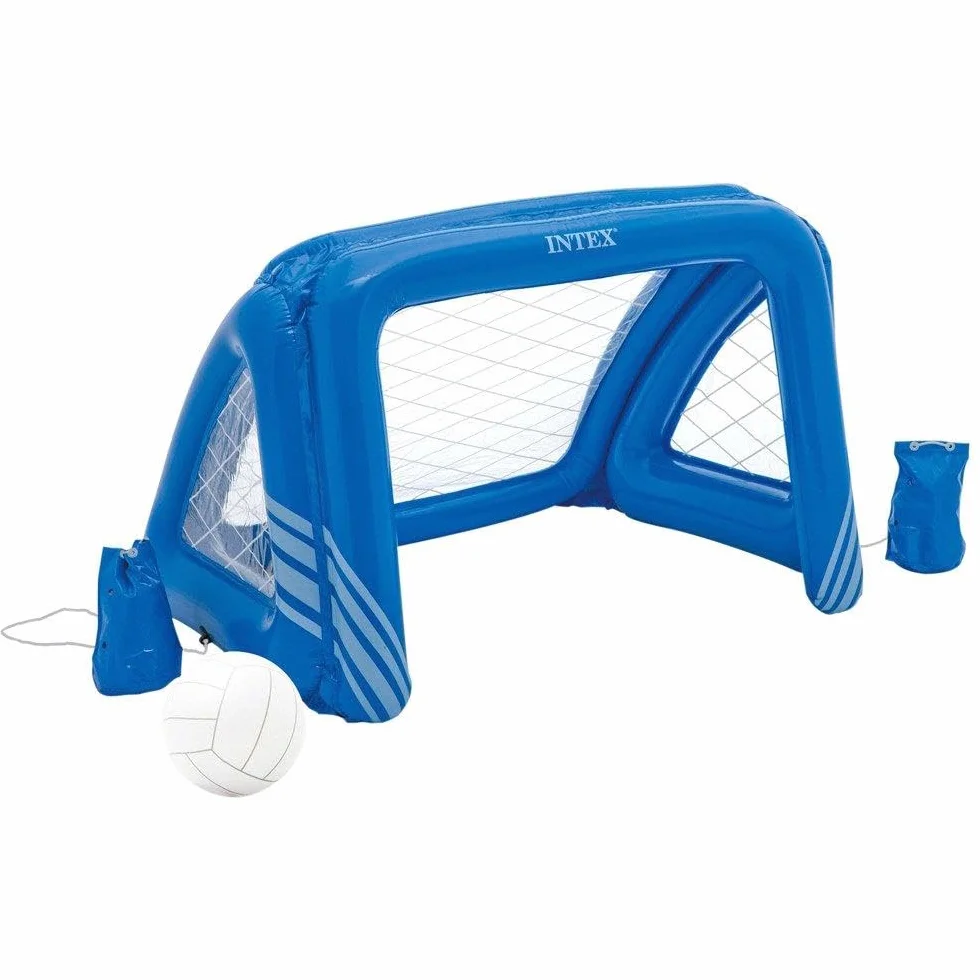 Filet water-polo gonflable pour piscine 140 x 89 cm, kit porte