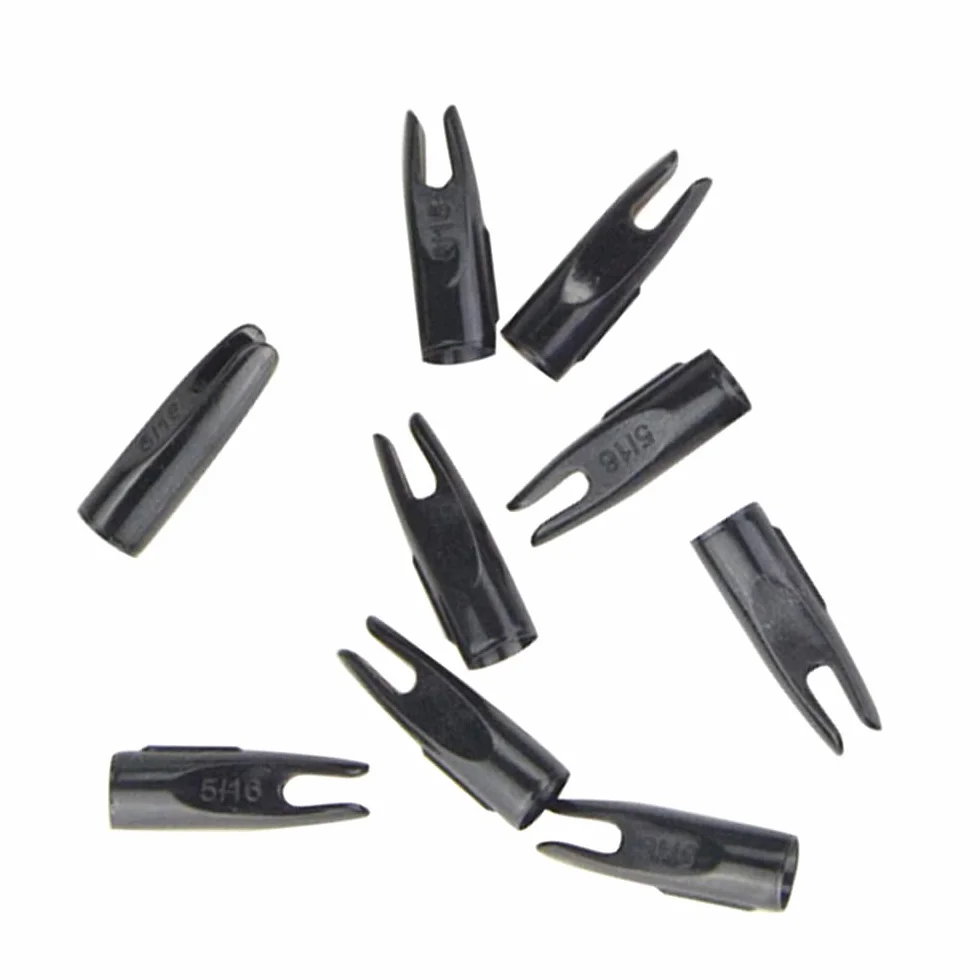 50Pcs Tir à l'arc Flèche Encoches Plastique 5/16" Chasse Plastinock Accessoires d'extrémité
