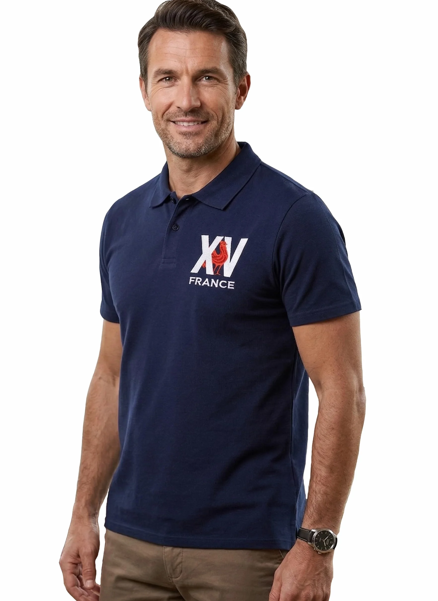 Polo XV de France FFR Collection Officielle Rugby
