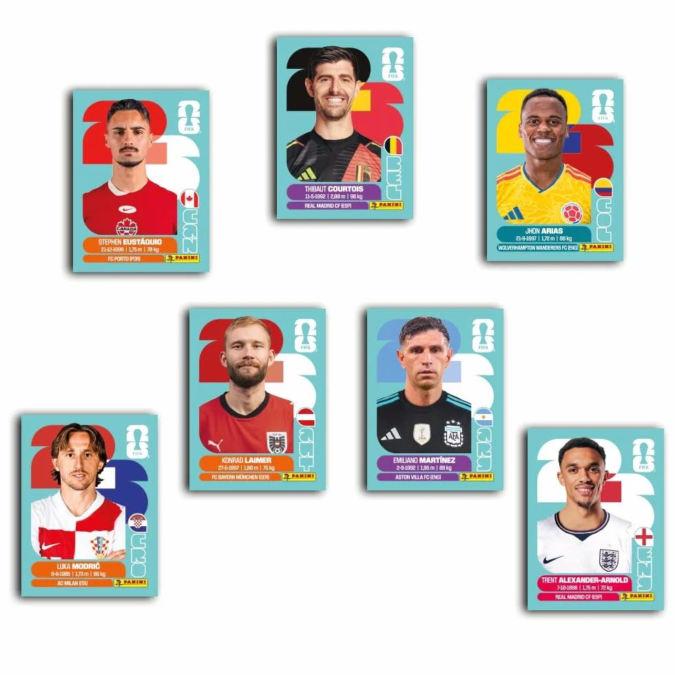 Panini Coupe du Monde FIFA 2026 Stickers Boîte Métal Pocket 8 Pochettes