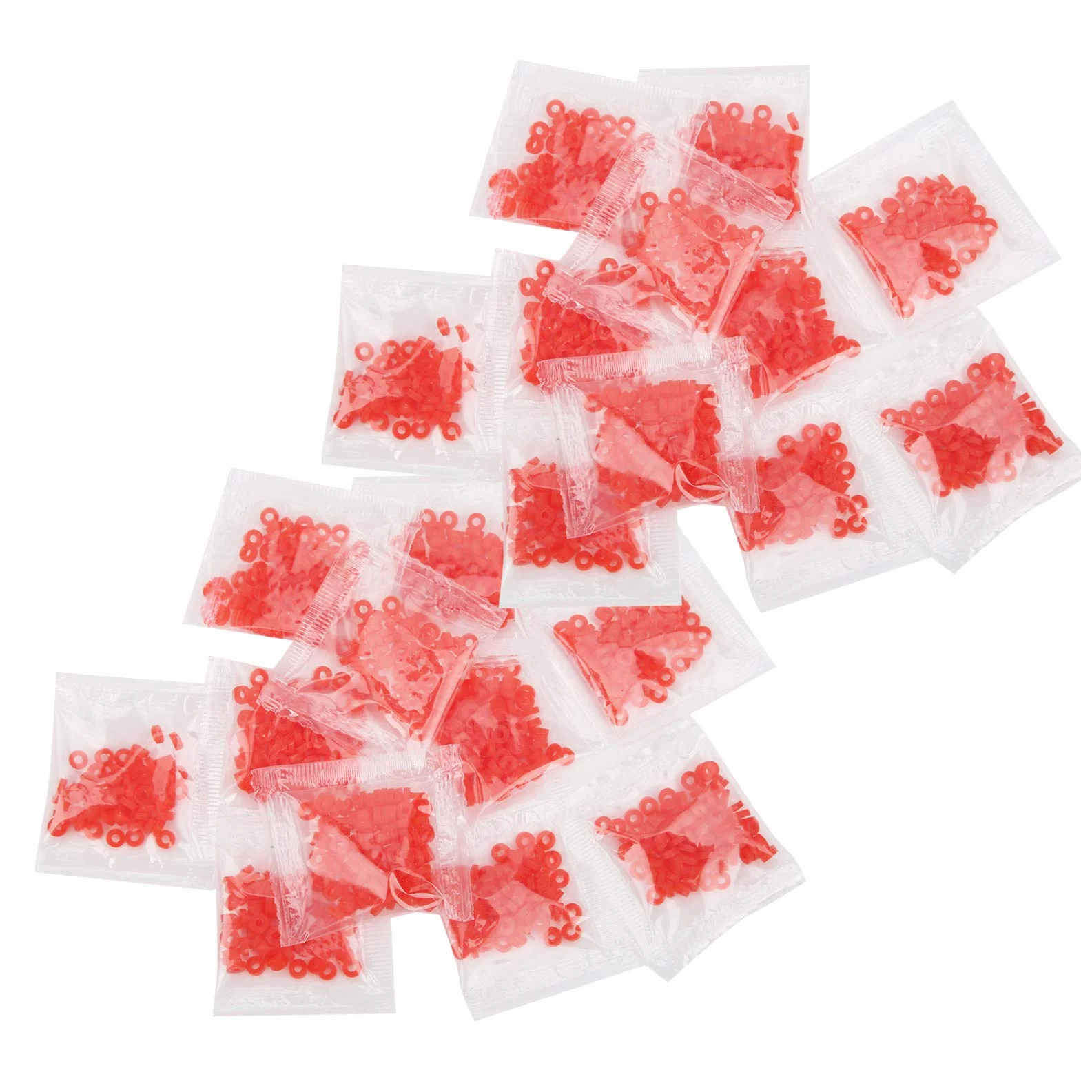 Bandes en Caoutchouc pour Pêche au Gros Match 9000 pièces Rouge Durable Élastique Fort