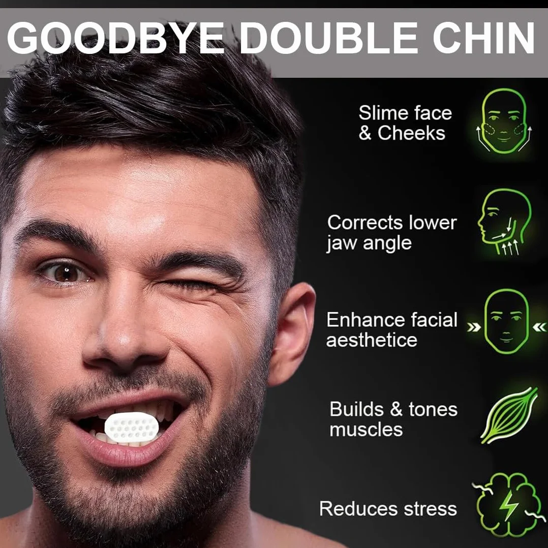 6Pcs Jaw Exerciser Musculation Machoire, Exerciseur de Mâchoire Hommes Femmes, Outil Beauté Visage