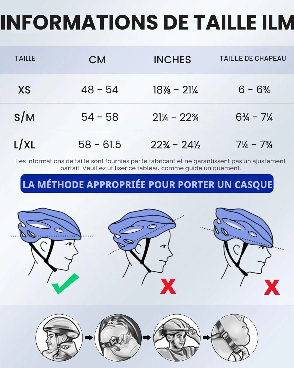 Casque Velo VTT Adulte avec Visiere et Lumiere LED Rechargeable USB