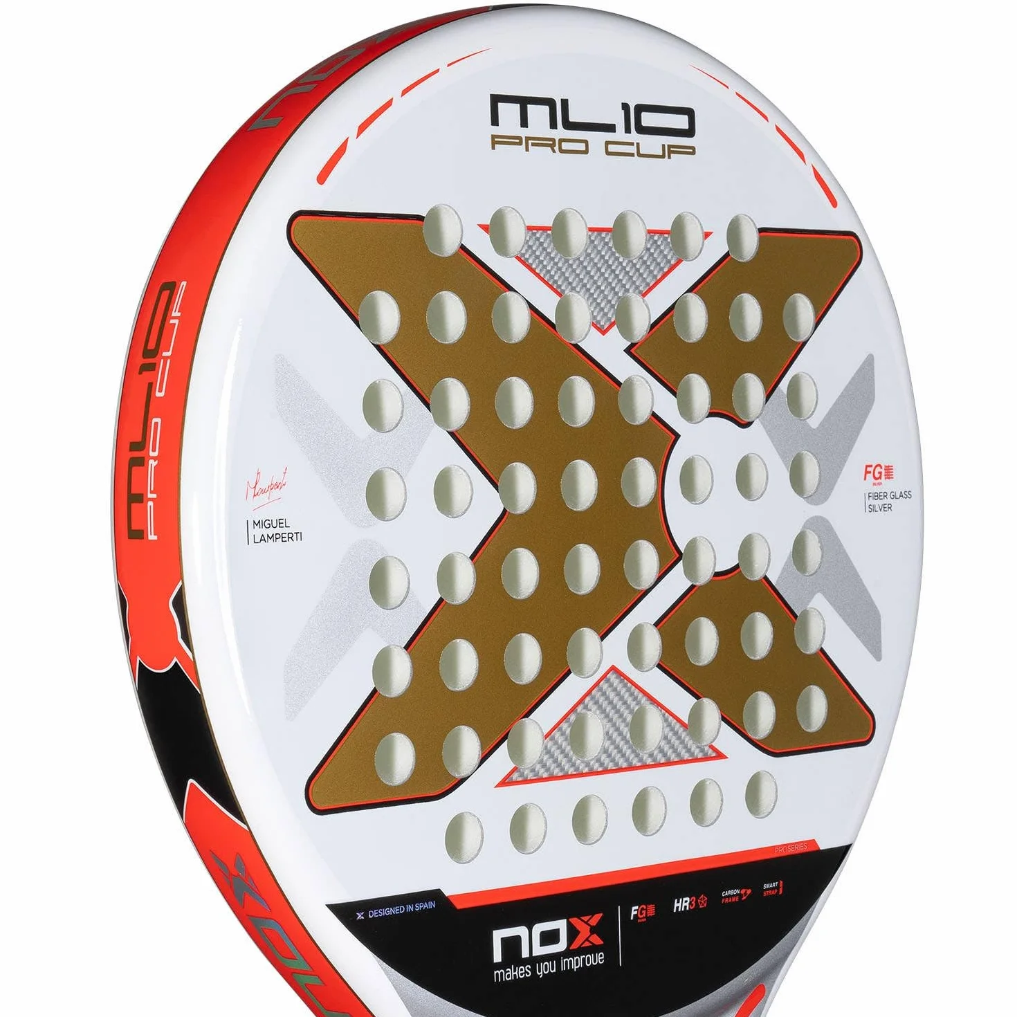 NOX ML10 Pro Cup Padel Racket COORP by Miguel LAMPERTI