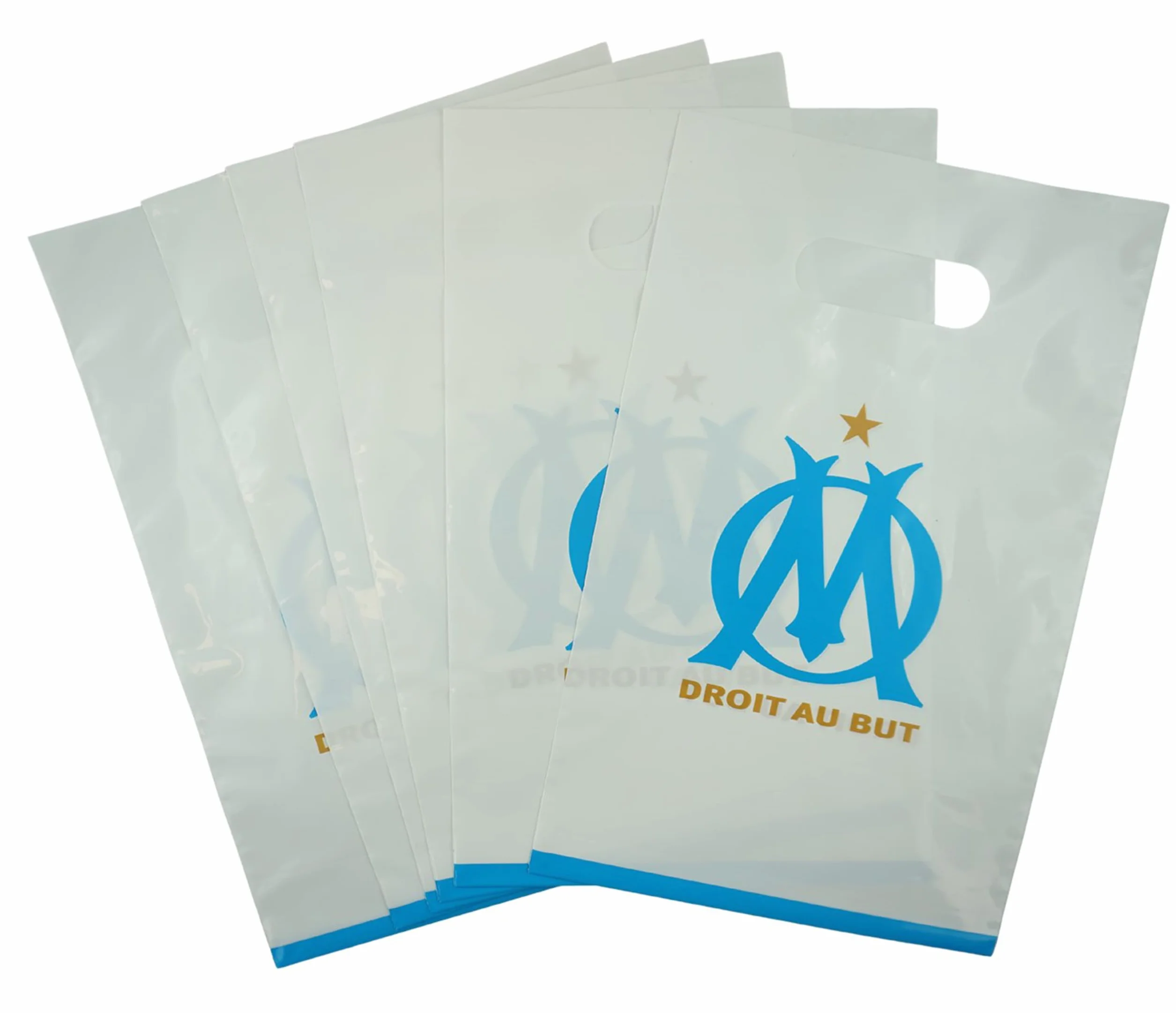 OLYMPIQUE DE MARSEILLE Sac à bonbons OM 6 pièces Collection officielle